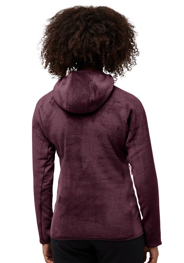 Jack Wolfskin Fleecejack ROTWAND HOODED FZ W