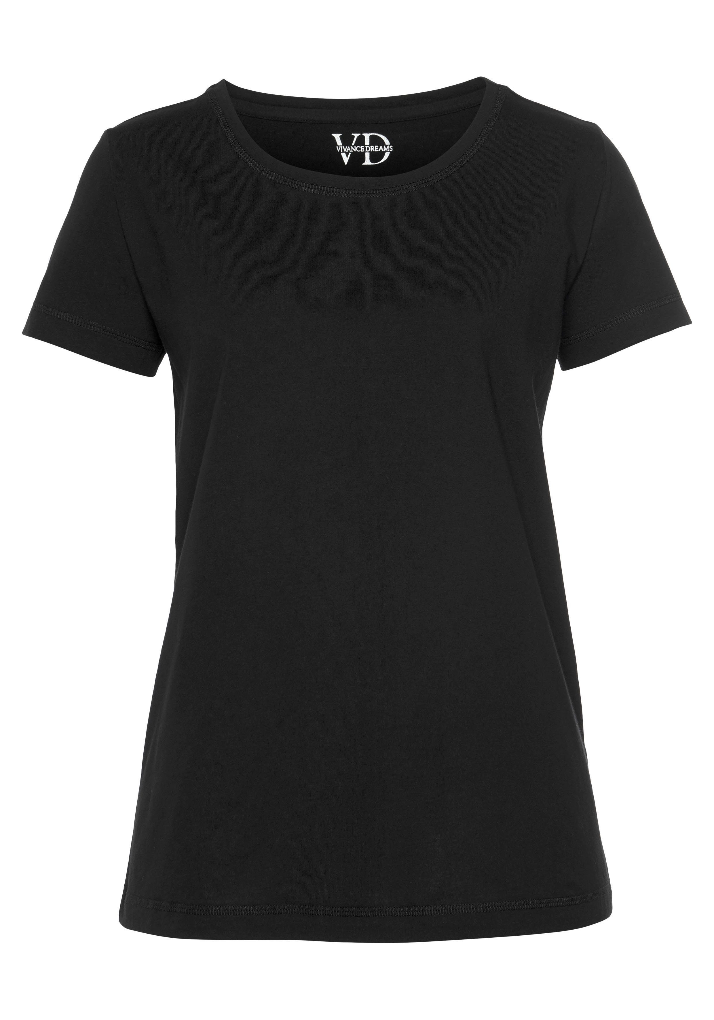 Vivance Dreams Shortama met zwart/wit etnomotief (2-delig, 1 stuk)