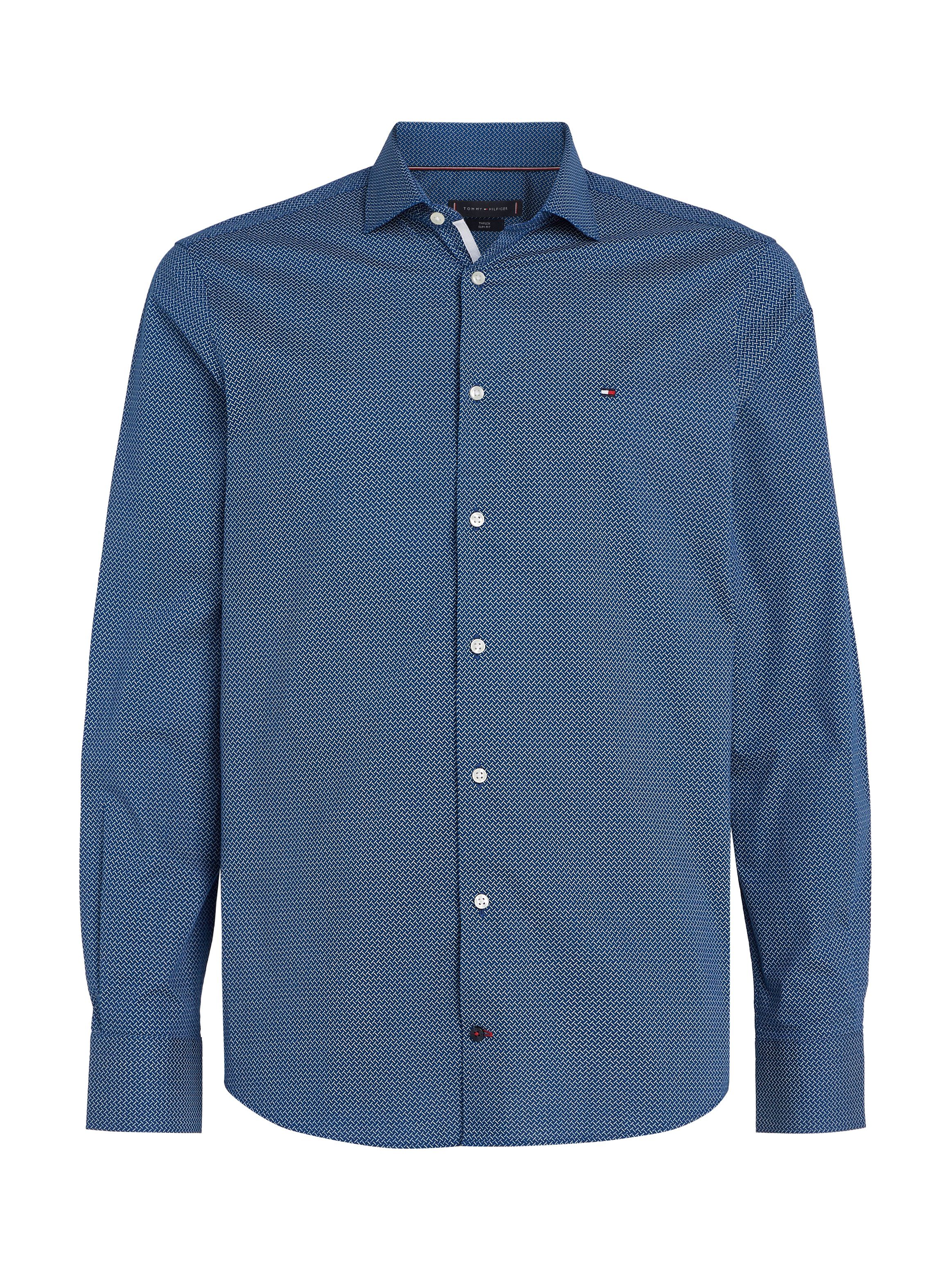 Tommy Hilfiger Businessoverhemd CL STRETCH MICRO PRINT SF SHIRT