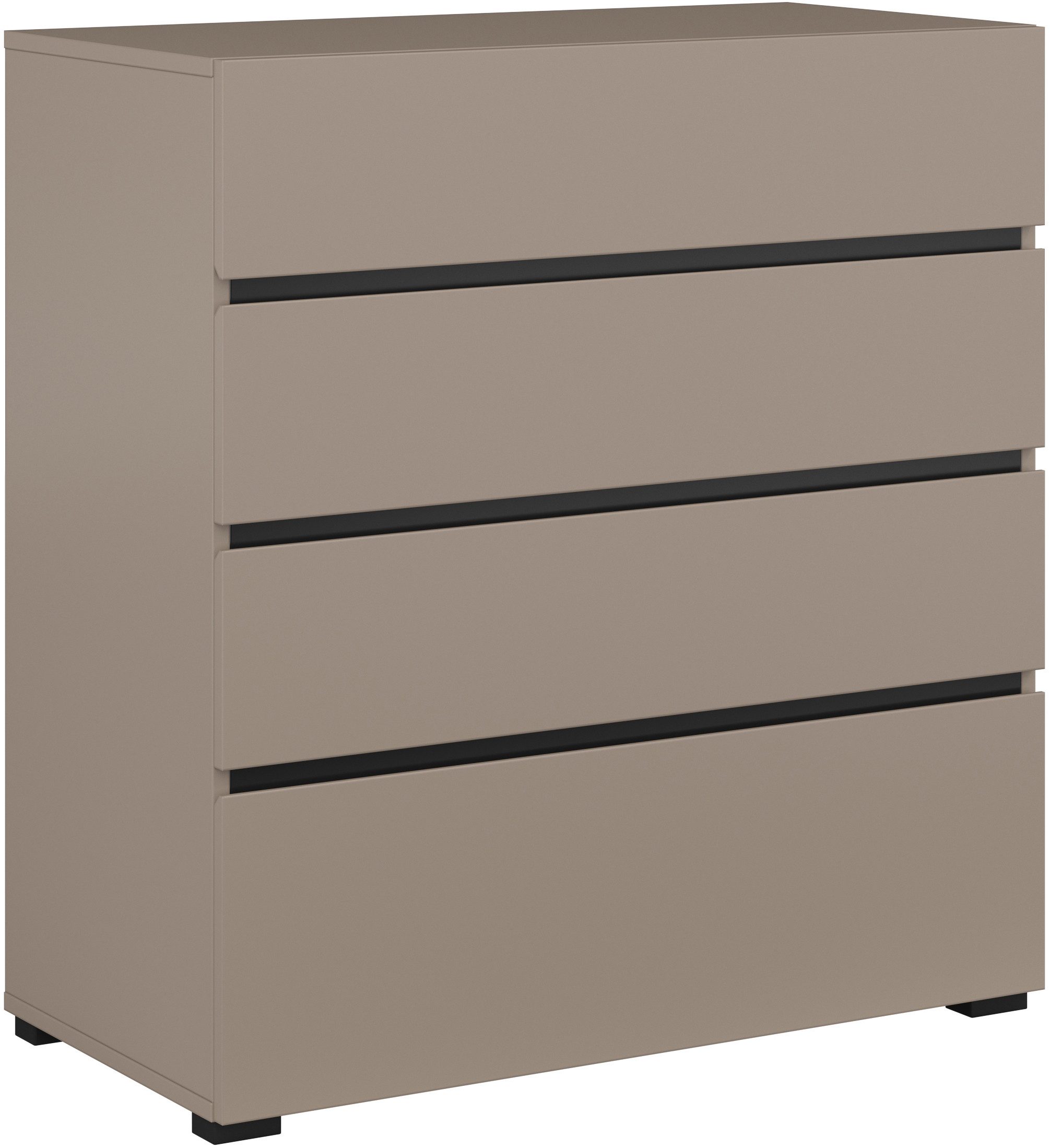 INOSIGN Ladekast Cross, moderne greeploze commode, 80x40x85cm (Bxdxh)