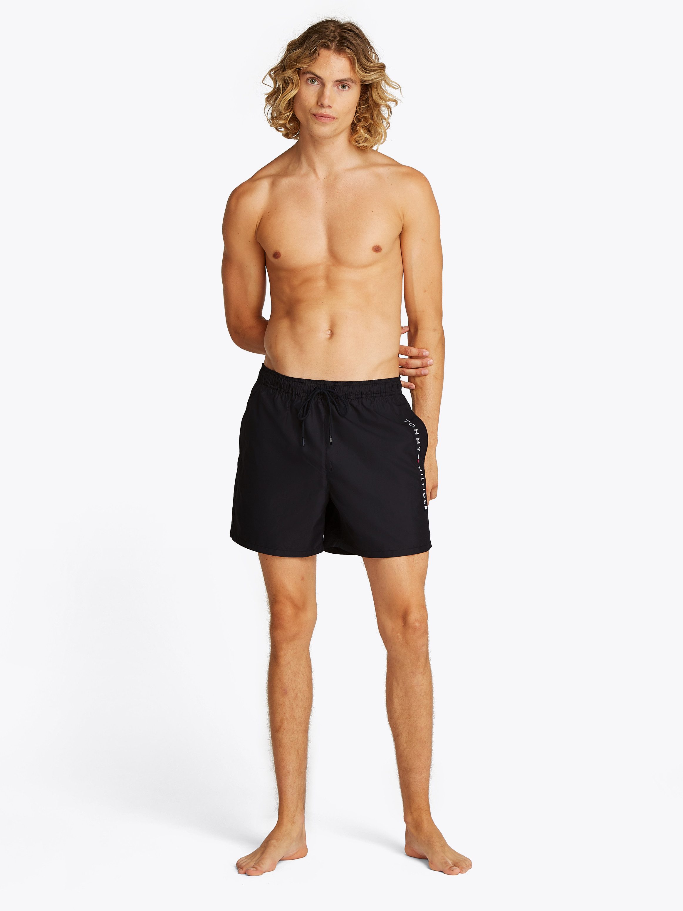 Tommy Hilfiger Swimwear Zwemshort MEDIUM DRAWSTRING met geborduurd logo