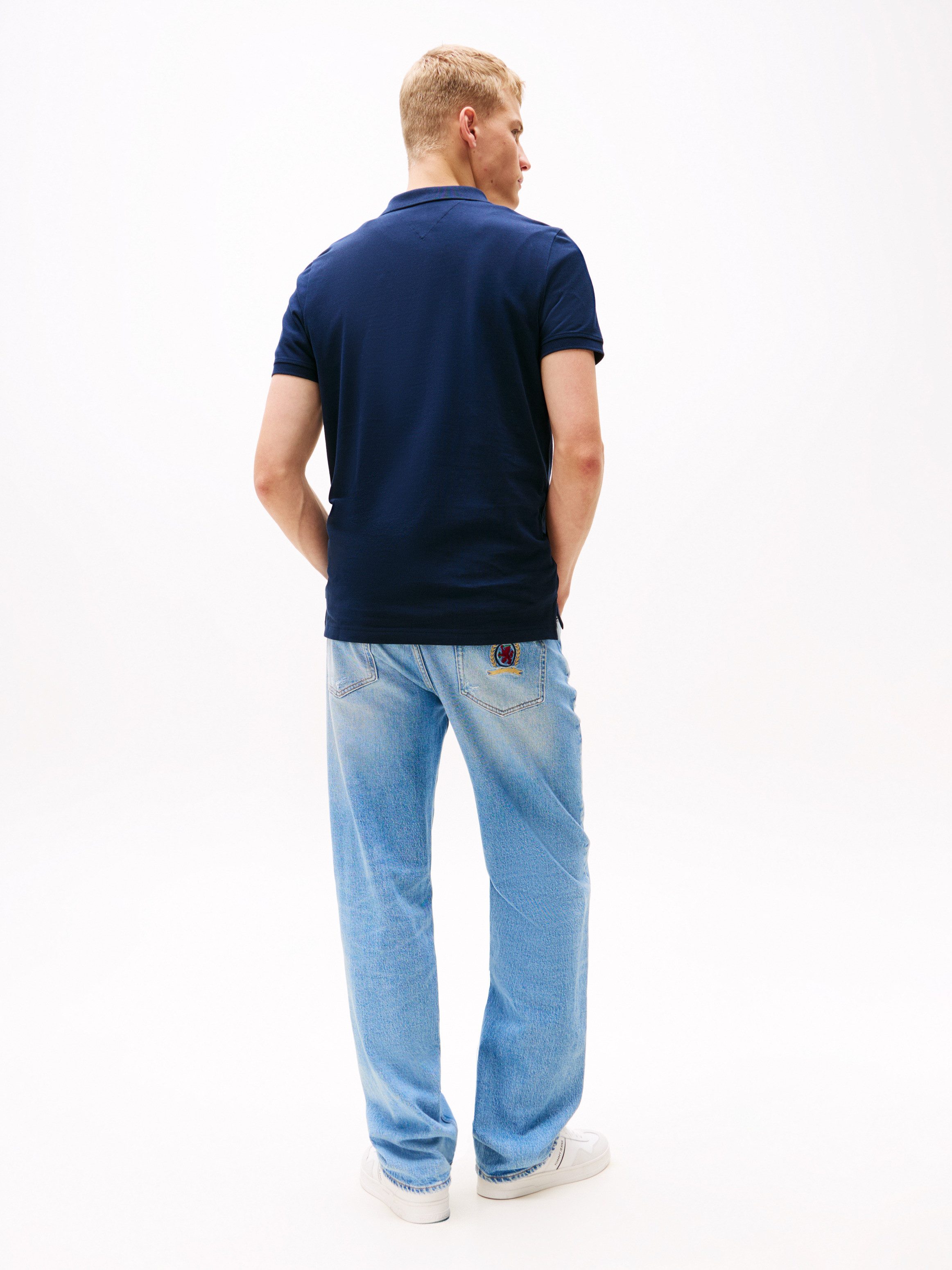 TOMMY JEANS Poloshirt TJM SLIM PLACKET POLO EXT