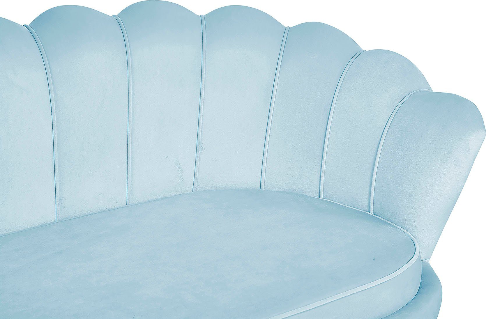 SalesFever 3-zitsbank Clam opvallend schelpdesign, breedte 180 cm