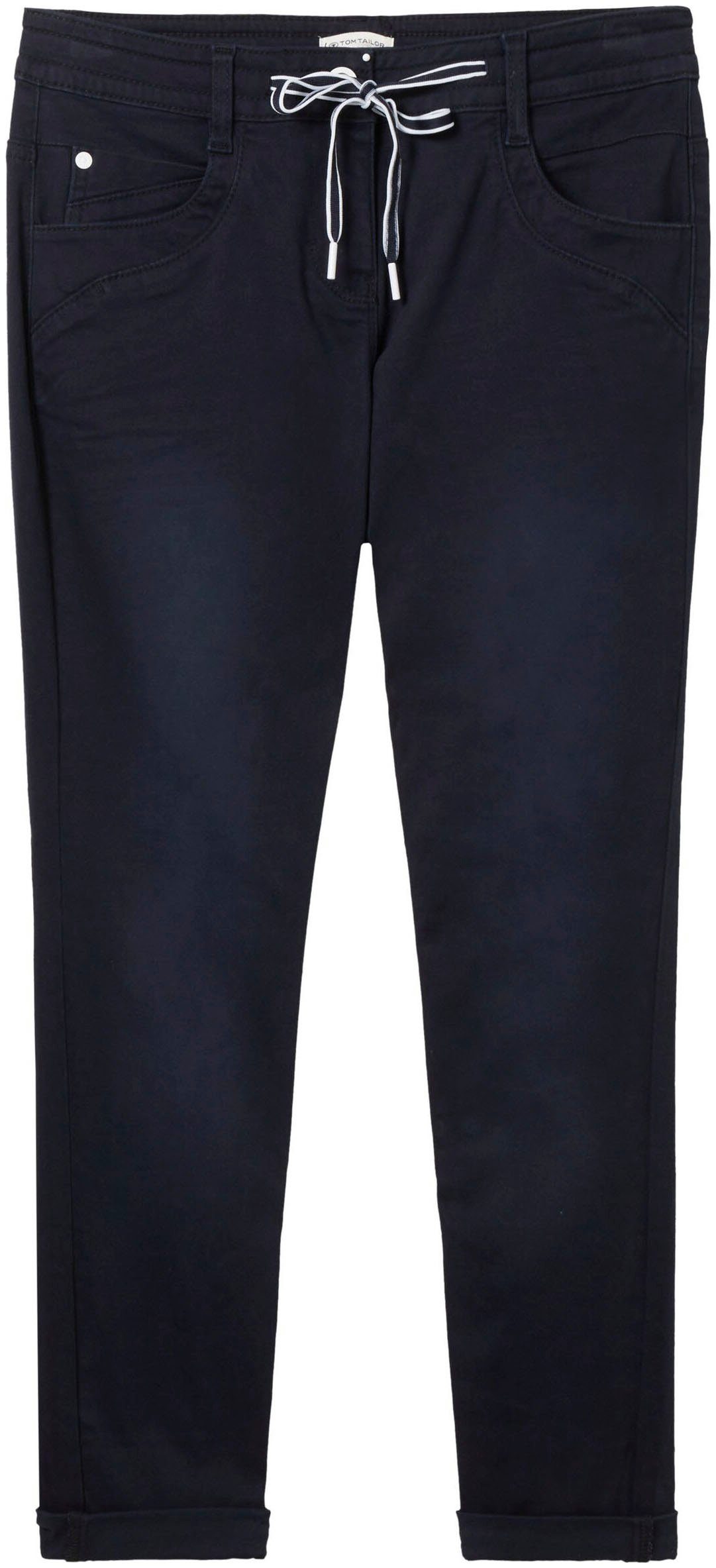 Tom Tailor 7/8 broek met strikband aan de boord