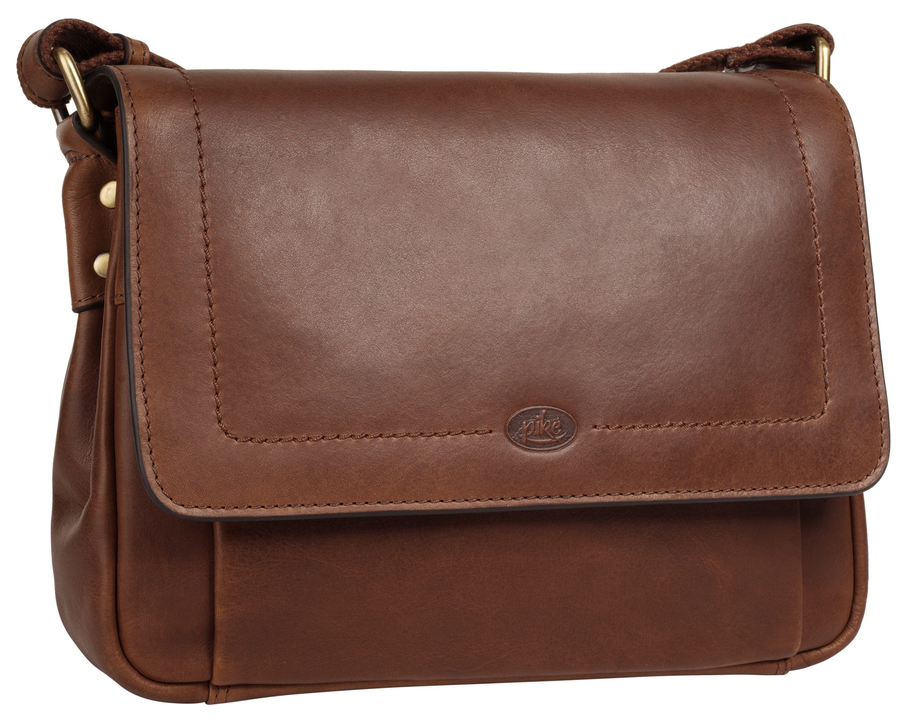 Piké Schoudertas echt leder