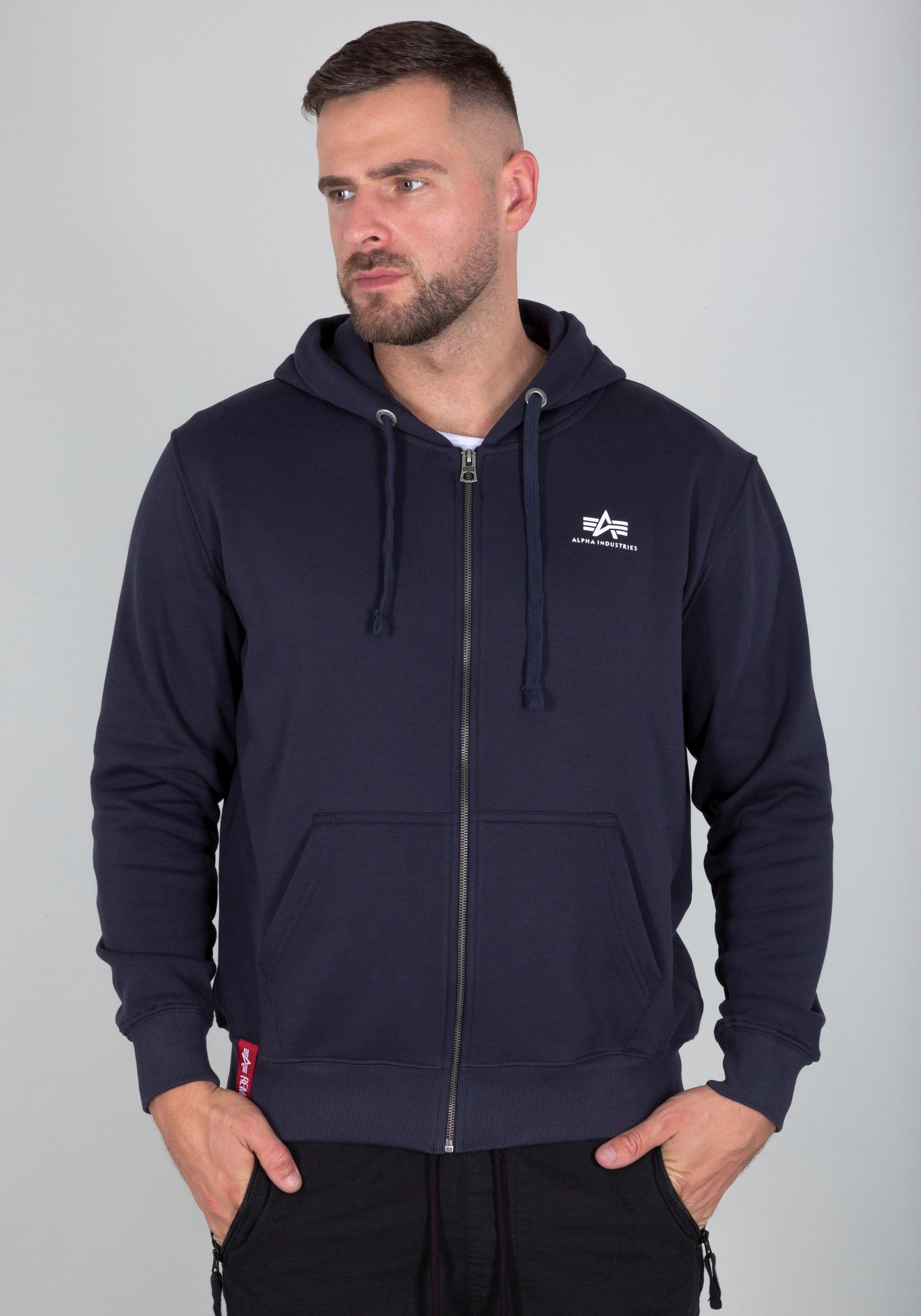 Alpha Industries Capuchonsweatvest Basic Zip Hoody SL