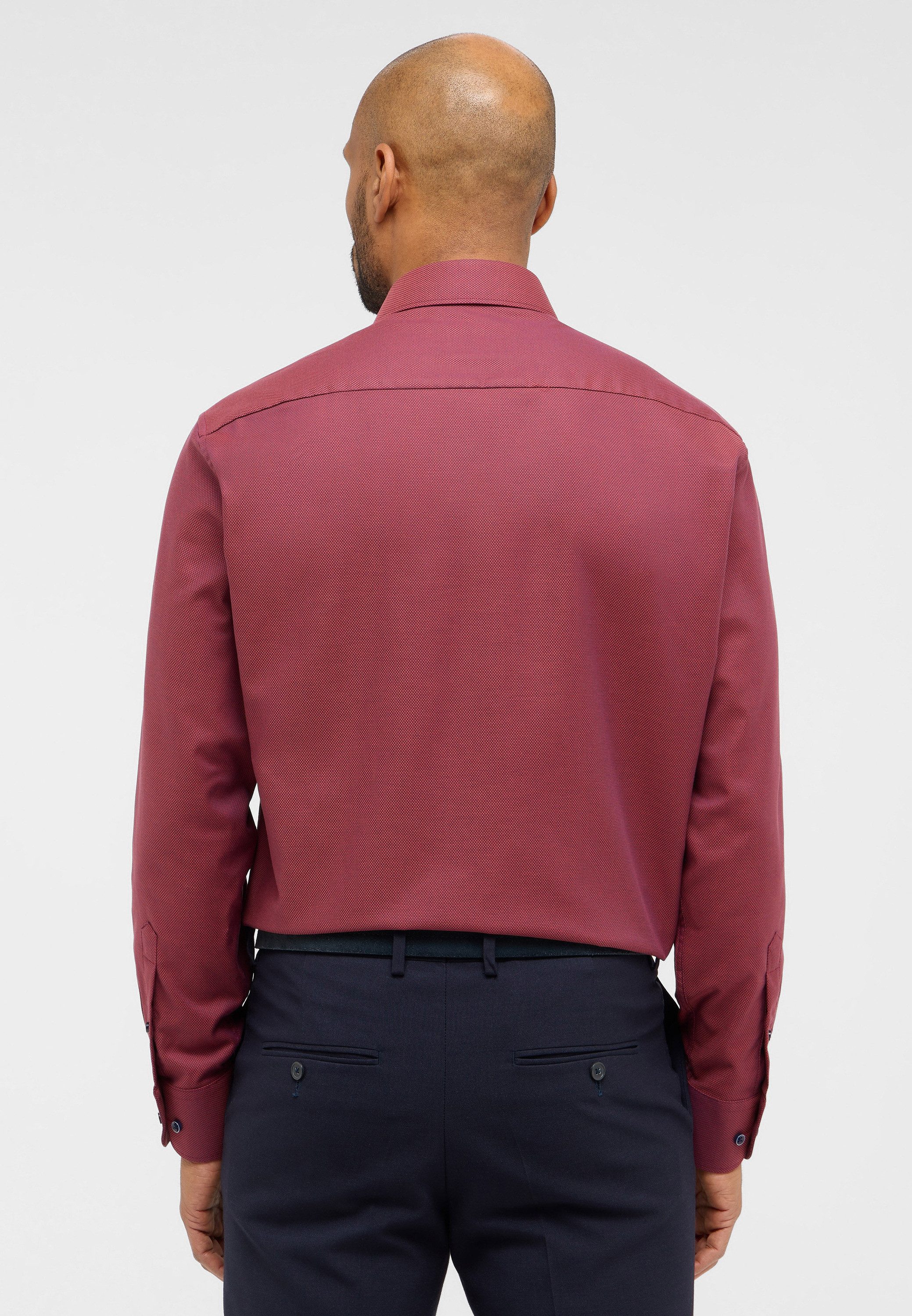 Eterna Overhemd met lange mouwen Comfort fit NON IRON (strijkvrij)
