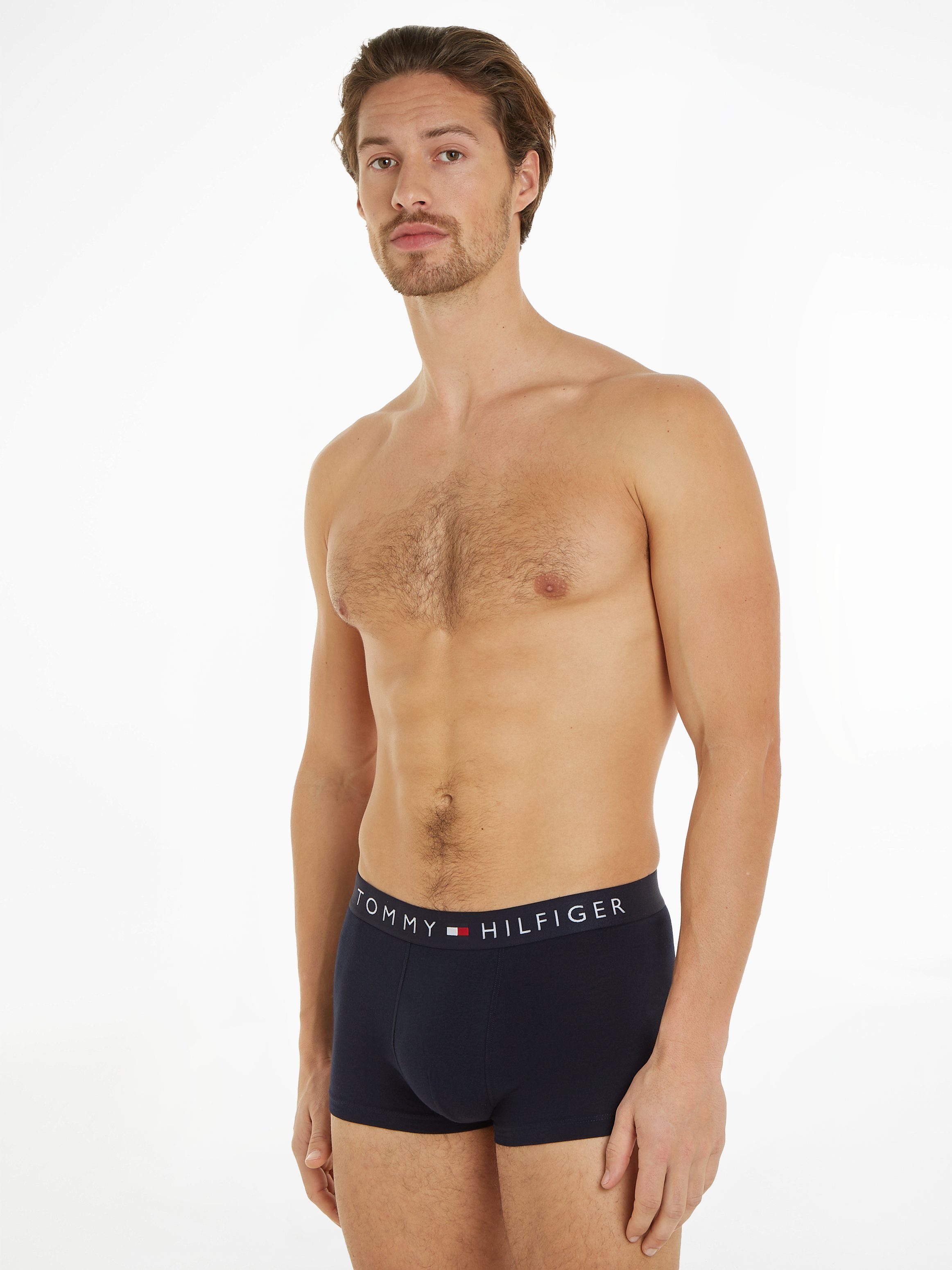 Tommy Hilfiger Underwear Trunk 3P TRUNK WB met logoband (3 stuks)