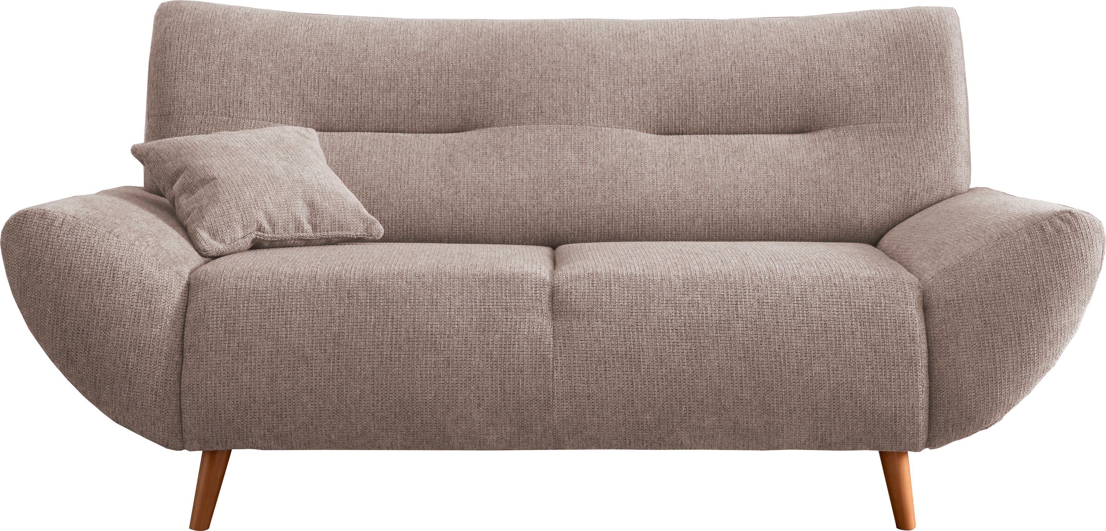 INOSIGN 2-zitsbank Drago elegant en tijdloos, comfortabel, houten voet