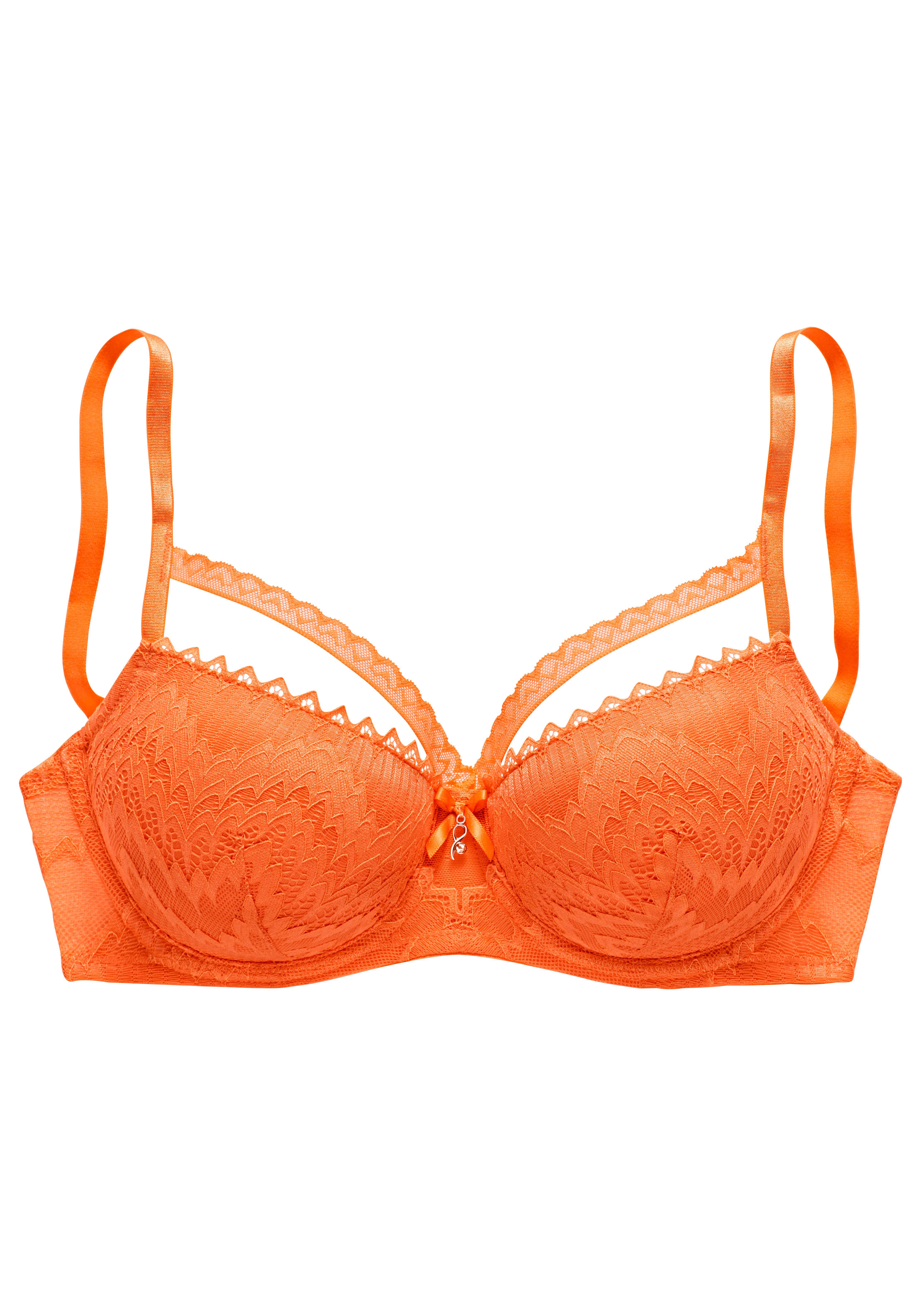 Lascana Bh met steuncups met modieuze zigzag-kant in balconnet-snede, lingerie