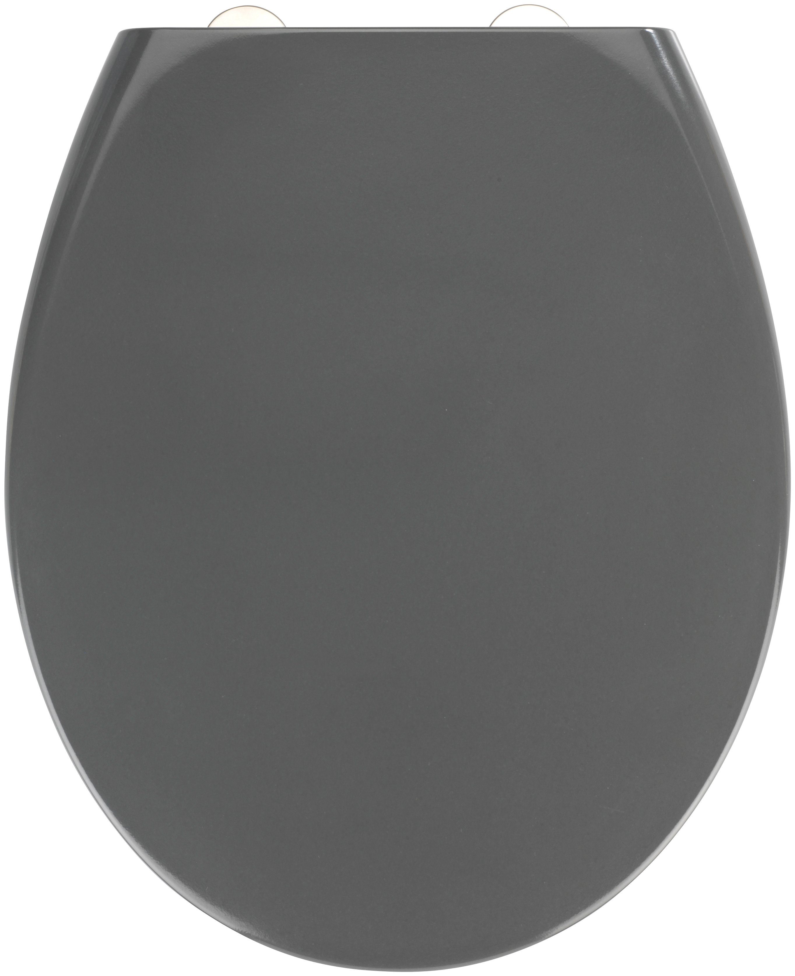 WENKO Toiletzitting Samos Met soft-closemechanisme wc-brillen grijs