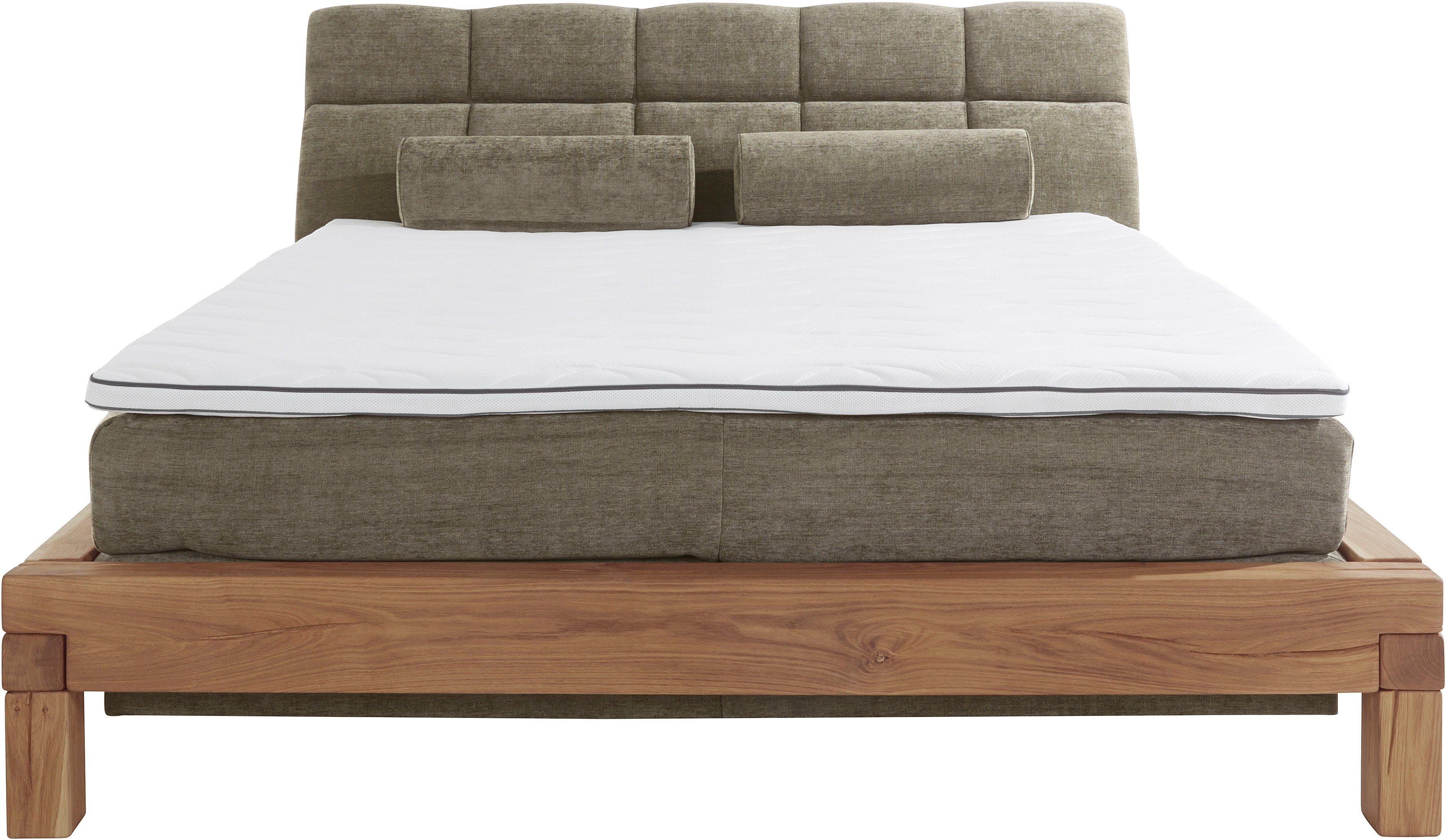 Home affaire Boxspring Villads Ligoppervlak: 180x200 cm, inside-boxspringonderbouw, gerecyclede stoffen