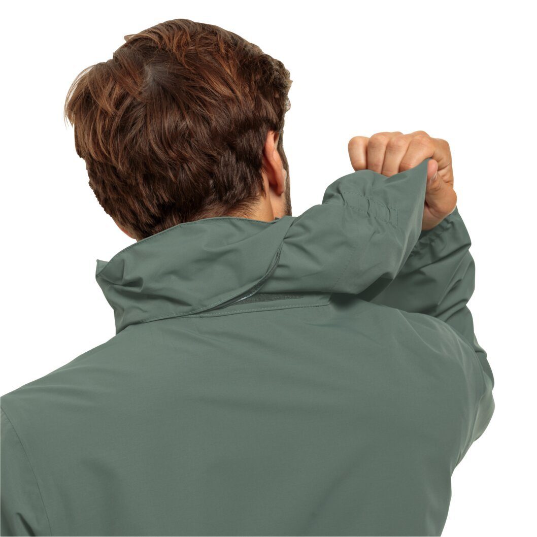 Jack Wolfskin Functioneel jack STORMY POINT 2L JKT M Waterafstotend & winddicht & ademend