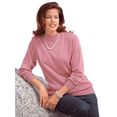 classic trui met staande kraag trui roze