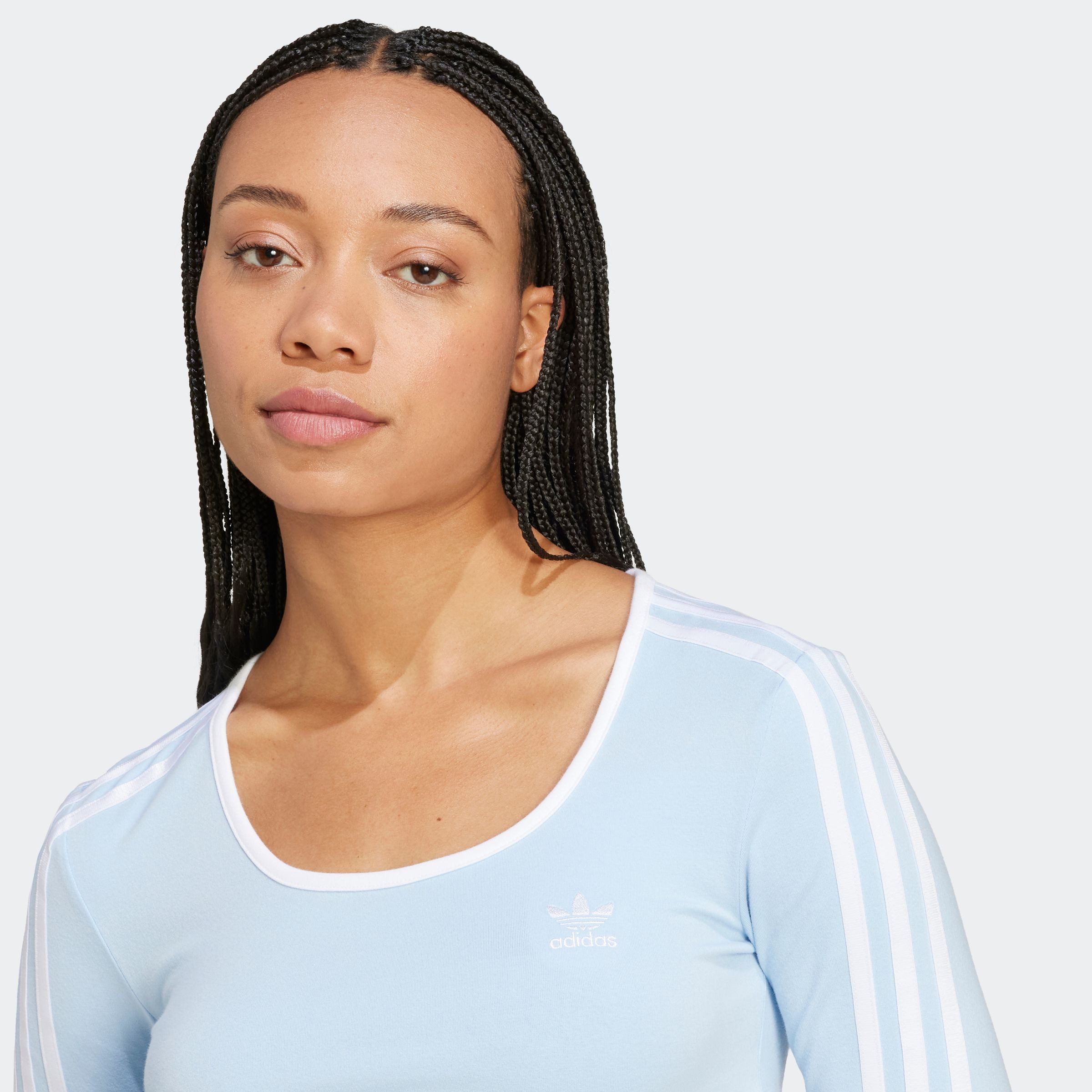 adidas Originals Shirt met lange mouwen 3S LS CROP