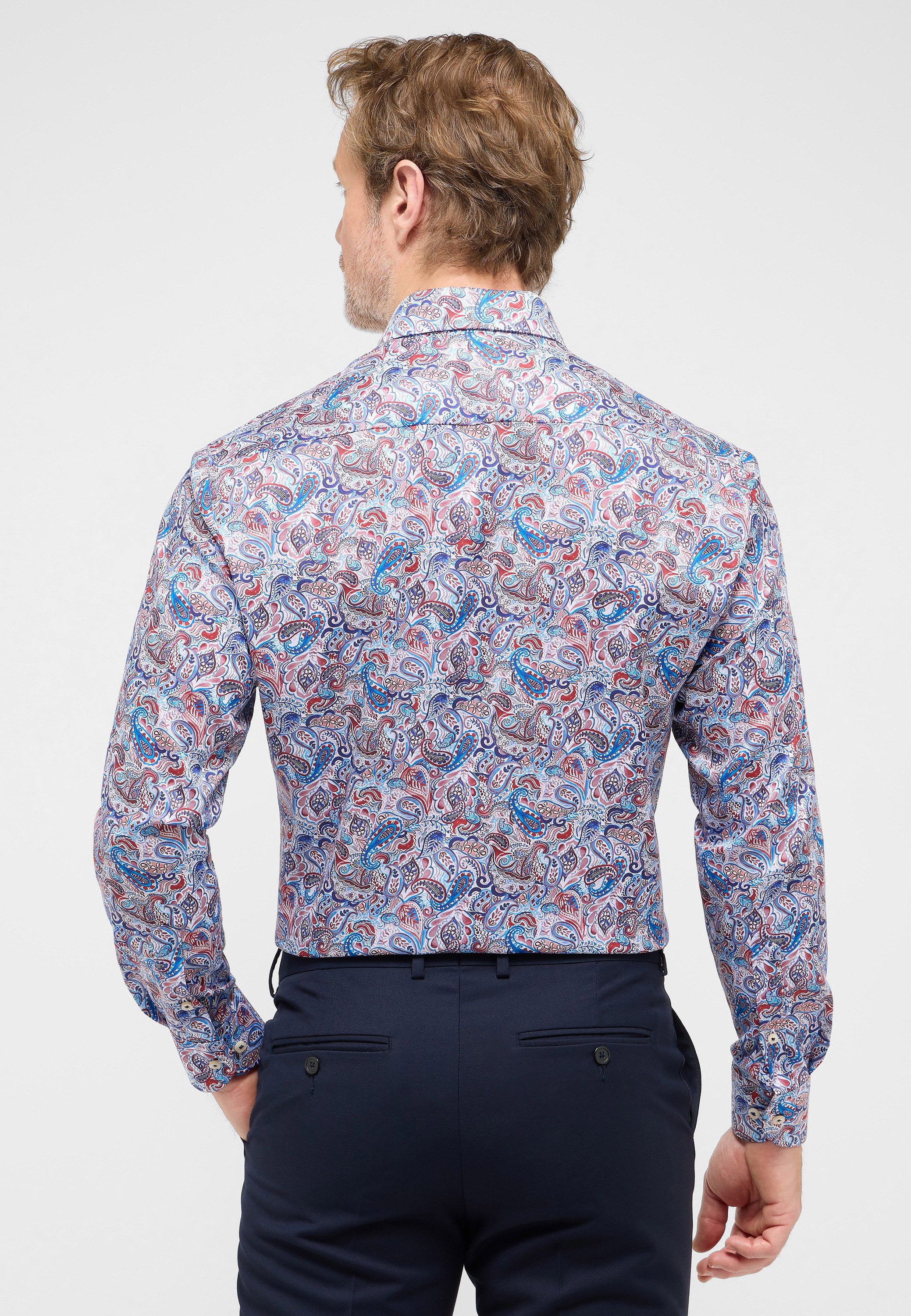 Eterna Overhemd met lange mouwen MODERN FIT EASY IRON (gemakkelijk te strijken)