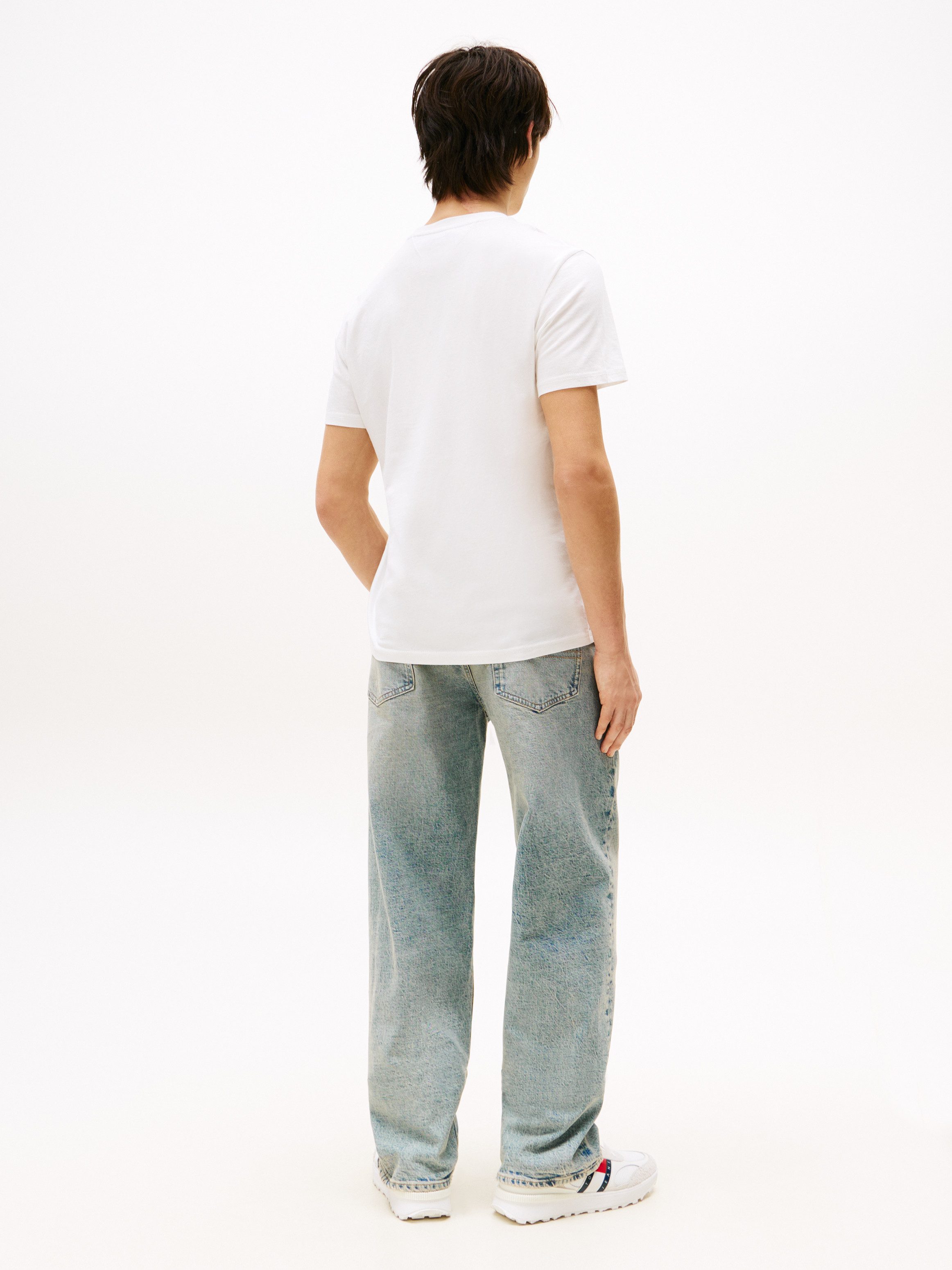TOMMY JEANS T-shirt TJM SLIM POP COLOR FLAG TEE EXT
