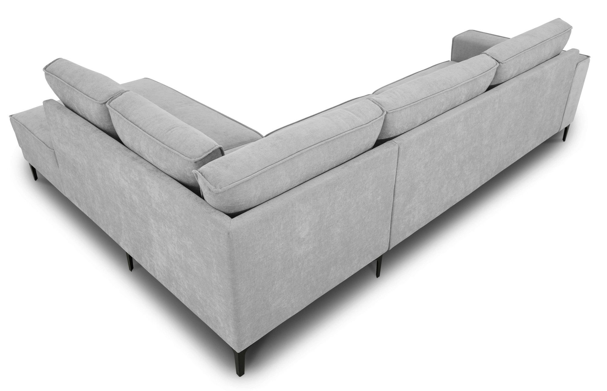 Places of Style Hoekbank Oland, structuur, platweefsel, luxe microvezel, bouclé