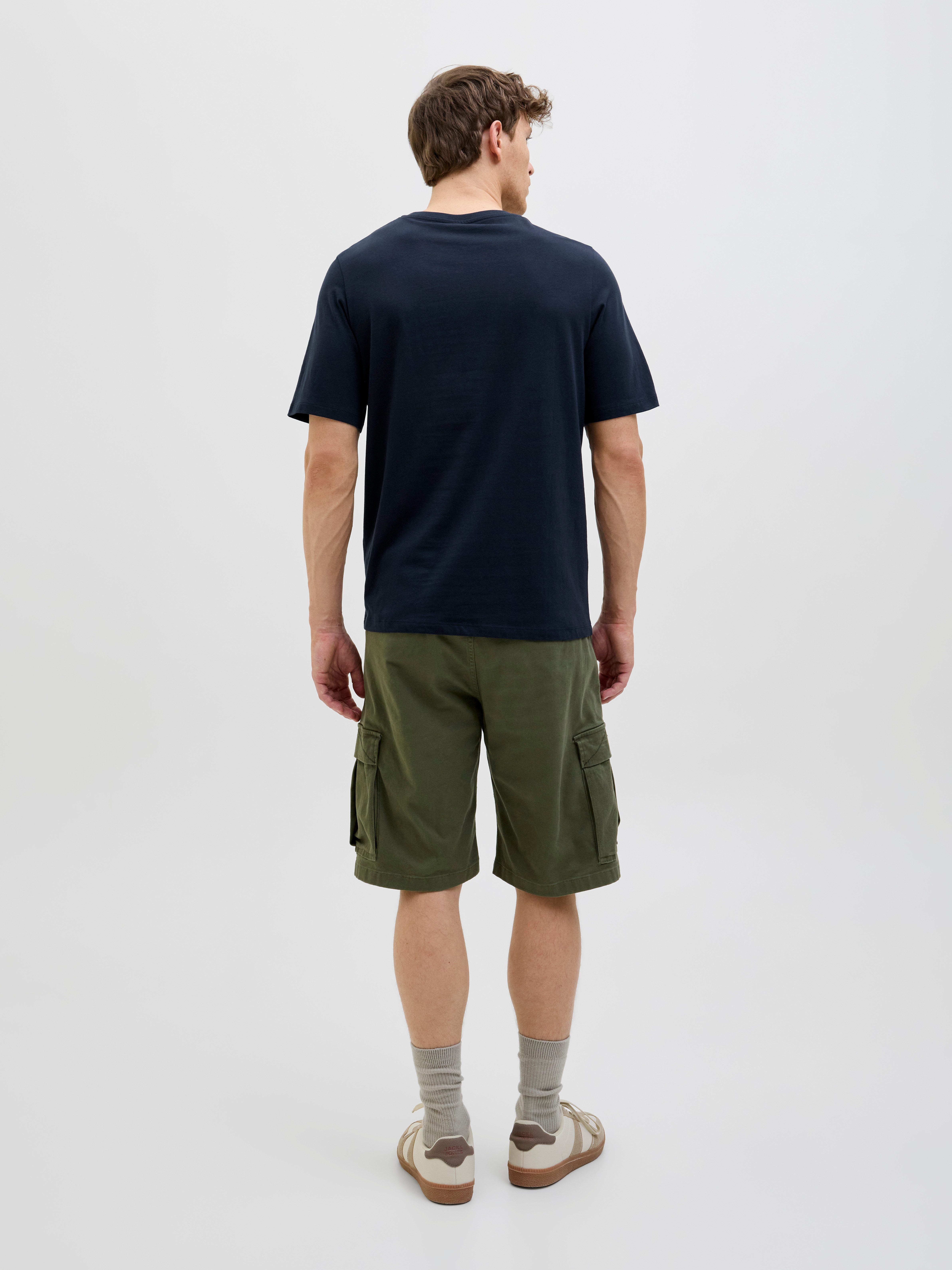 Jack & Jones Shirt met print JJHAWAII SHAPE TEE SS CREW NECK
