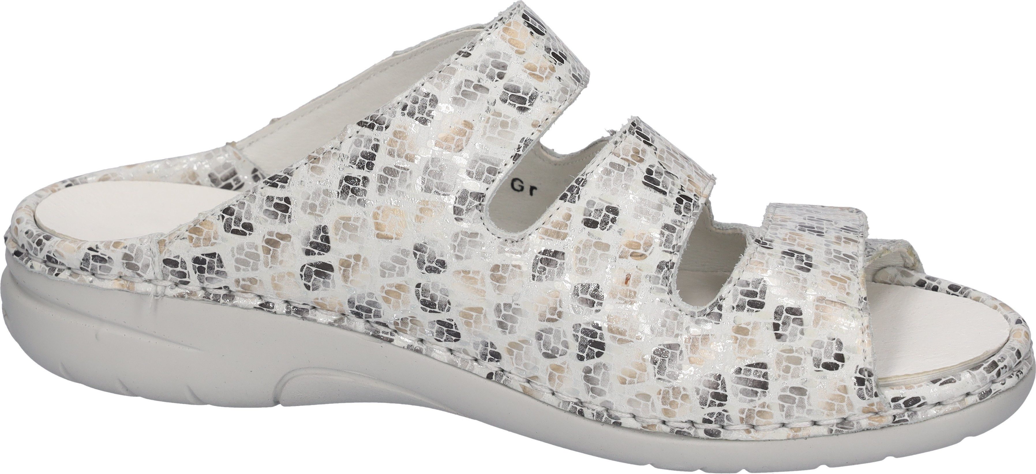 Waldläufer Slippers GUNNA , sleehak, zomerschoen, pantoffels in comfortabele schoenwijdte g