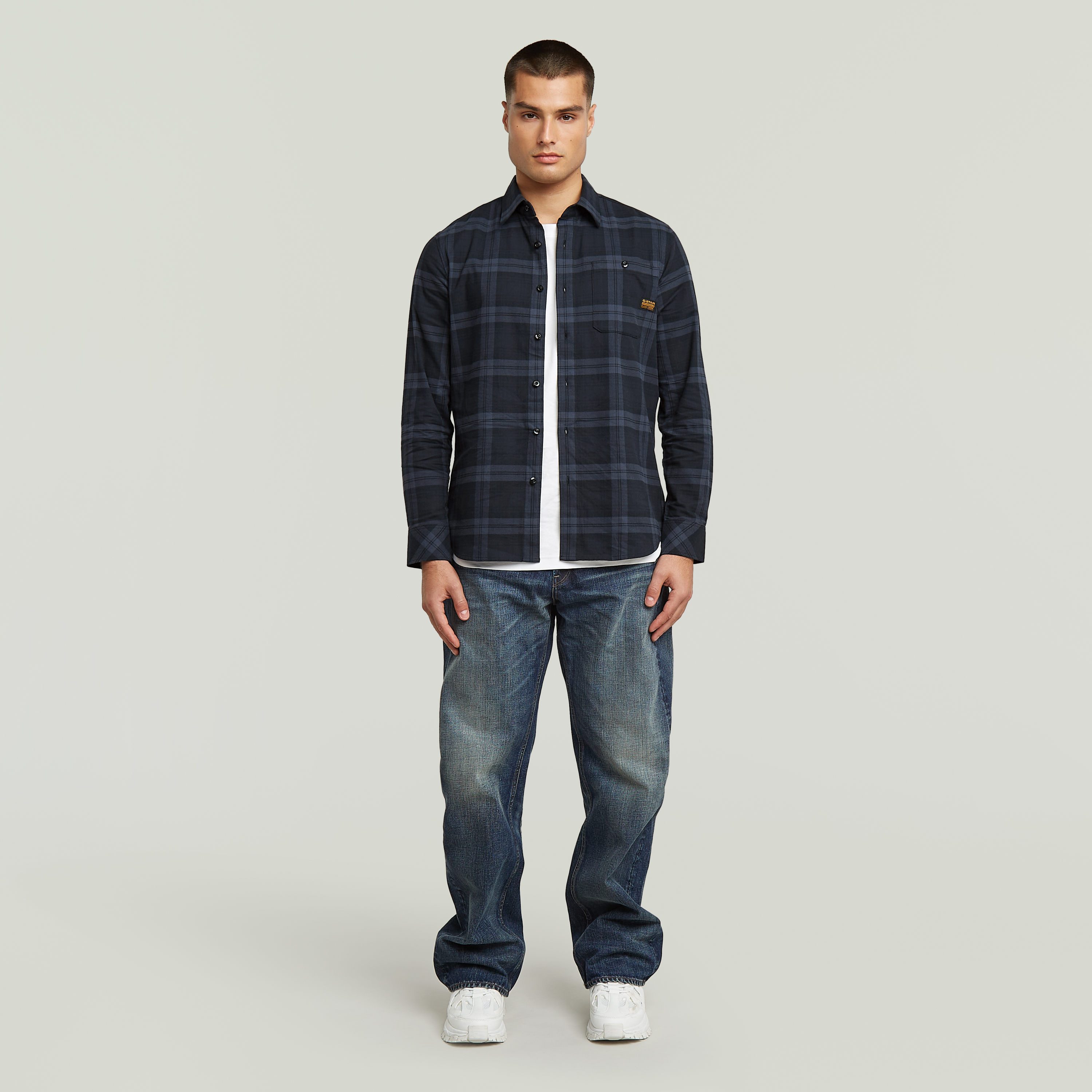 G-Star RAW Overhemd met lange mouwen Bristum 2.0 Slim Shirt