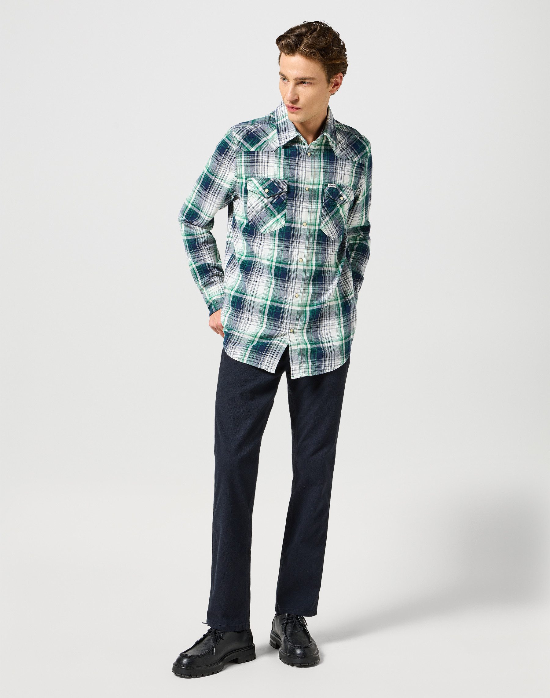 Wrangler Five-pocketsbroek Greensboro met een ritssluiting
