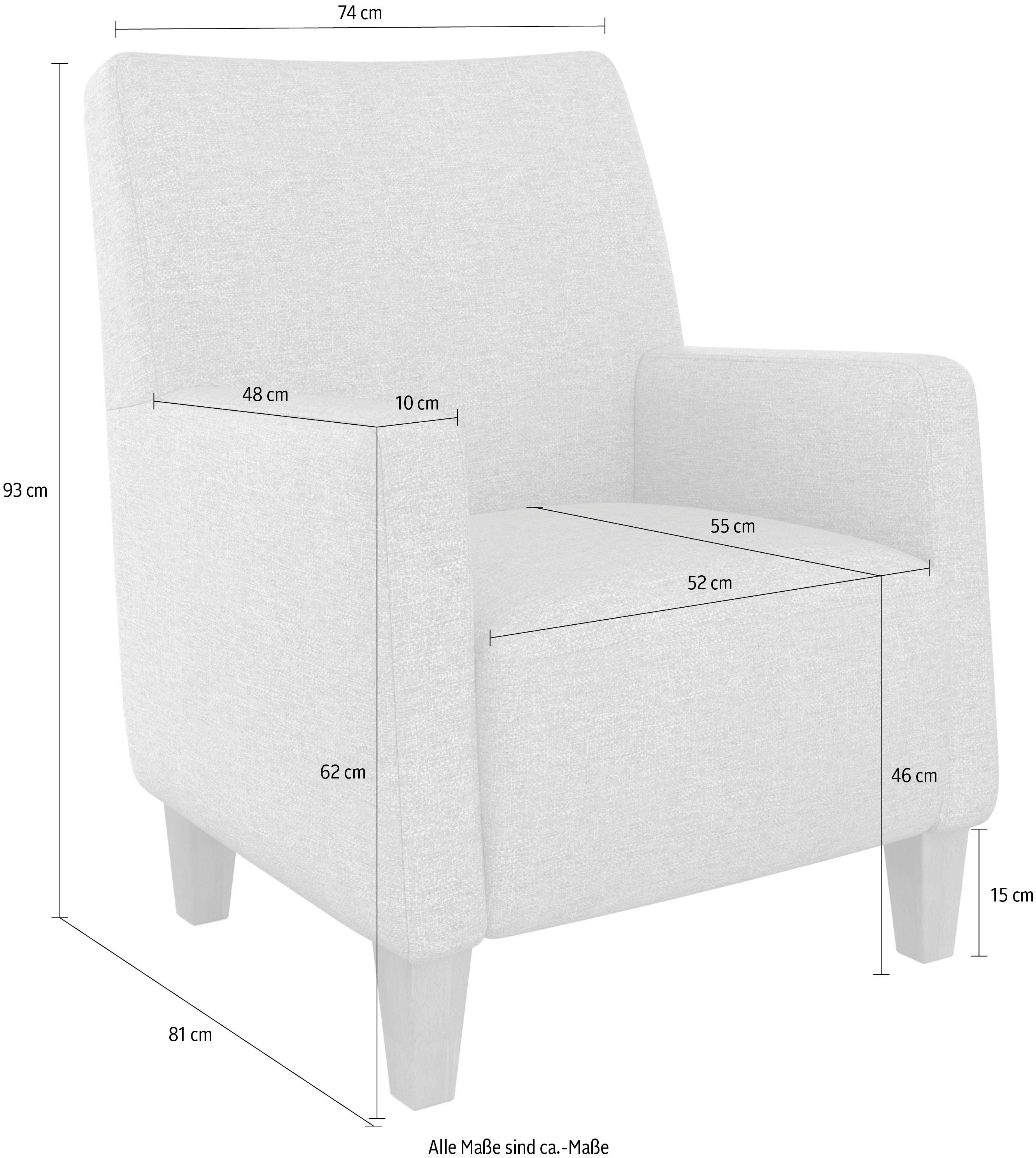 sit&more Fauteuil Bosse met binnenvering