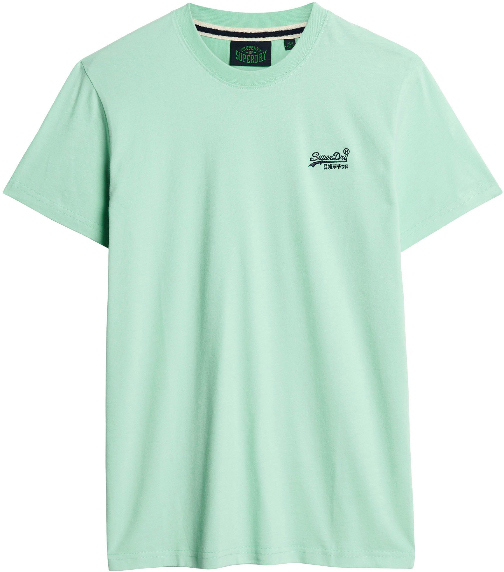 Superdry Shirt met ronde hals ESSENTIAL LOGO EMB TEE