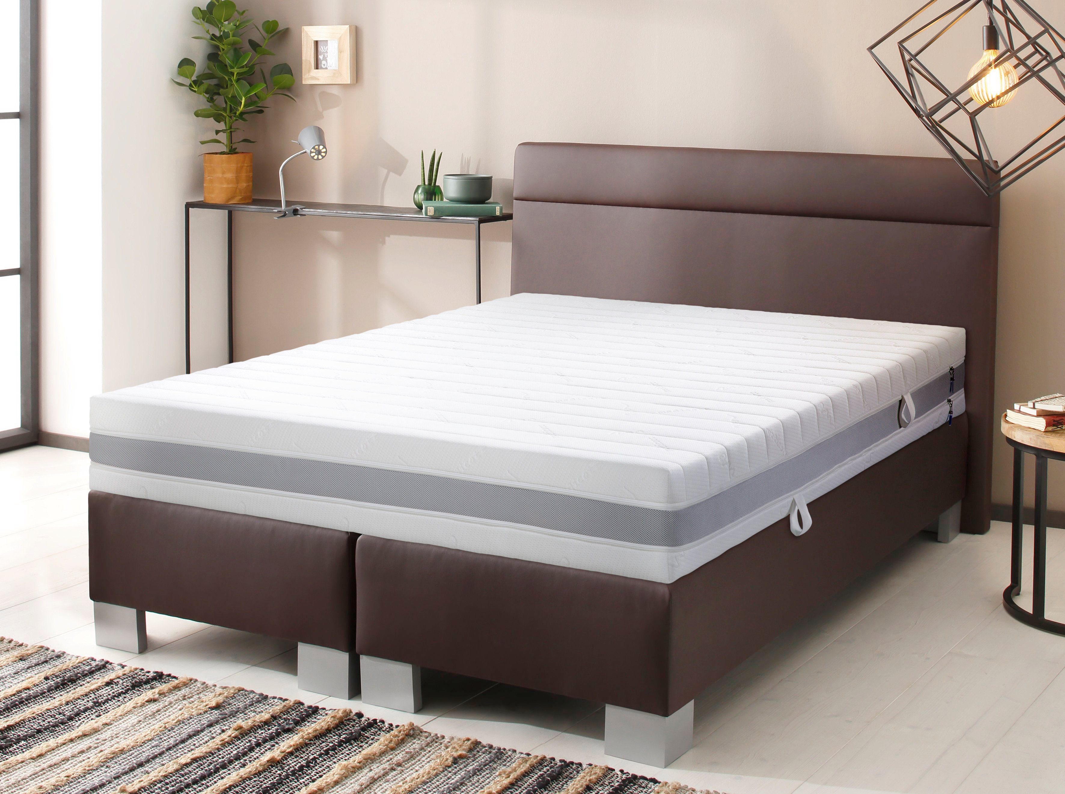 Malie Pocketveringsmatras Matras Koningin 7 zones pocketveringmatras 90x200cm & andere maten, matras h2, h3, h4, h5 hoogte 24 cm