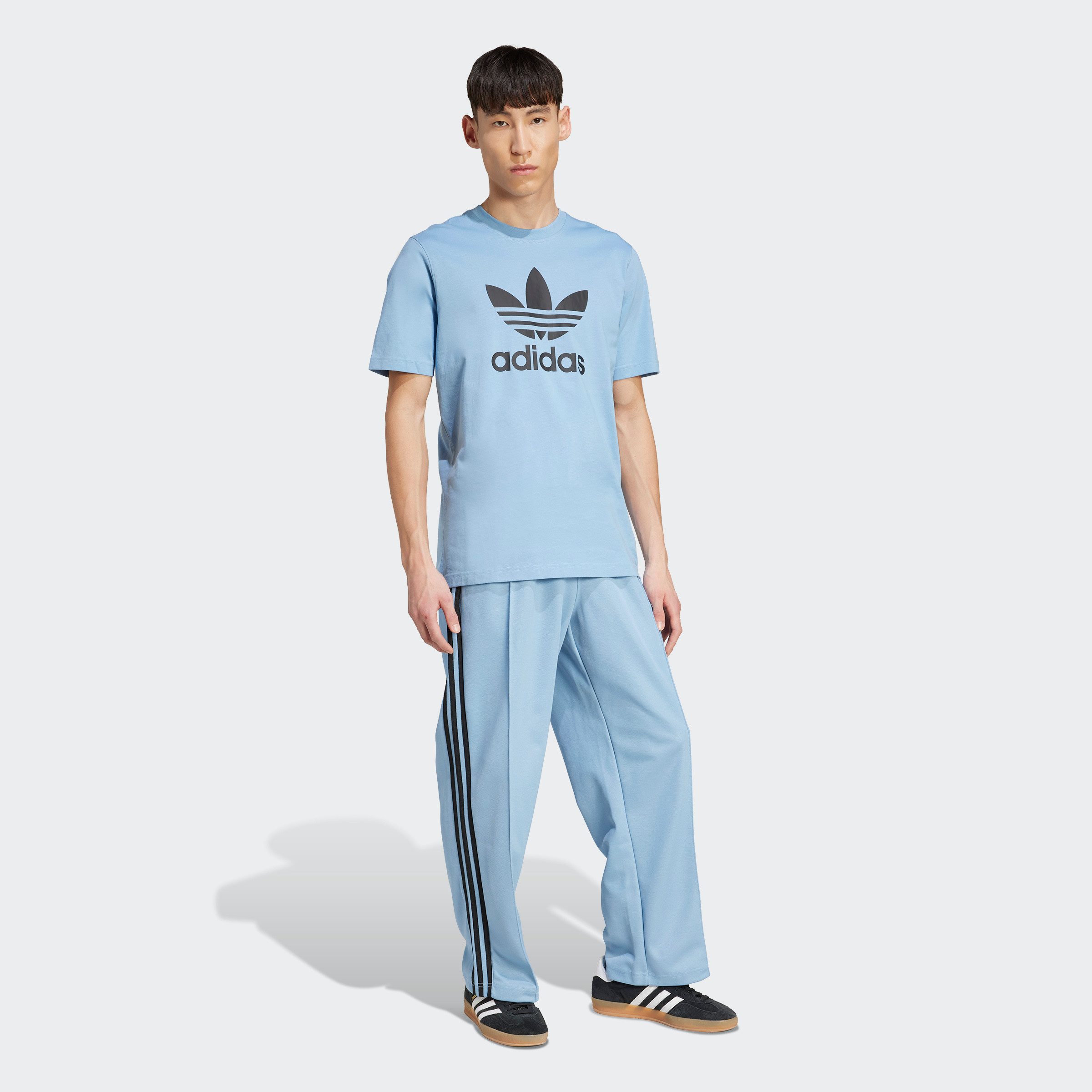 adidas Originals T-shirt TREFOIL T-SHIRT Basic shirt met grote trefoil logoprint