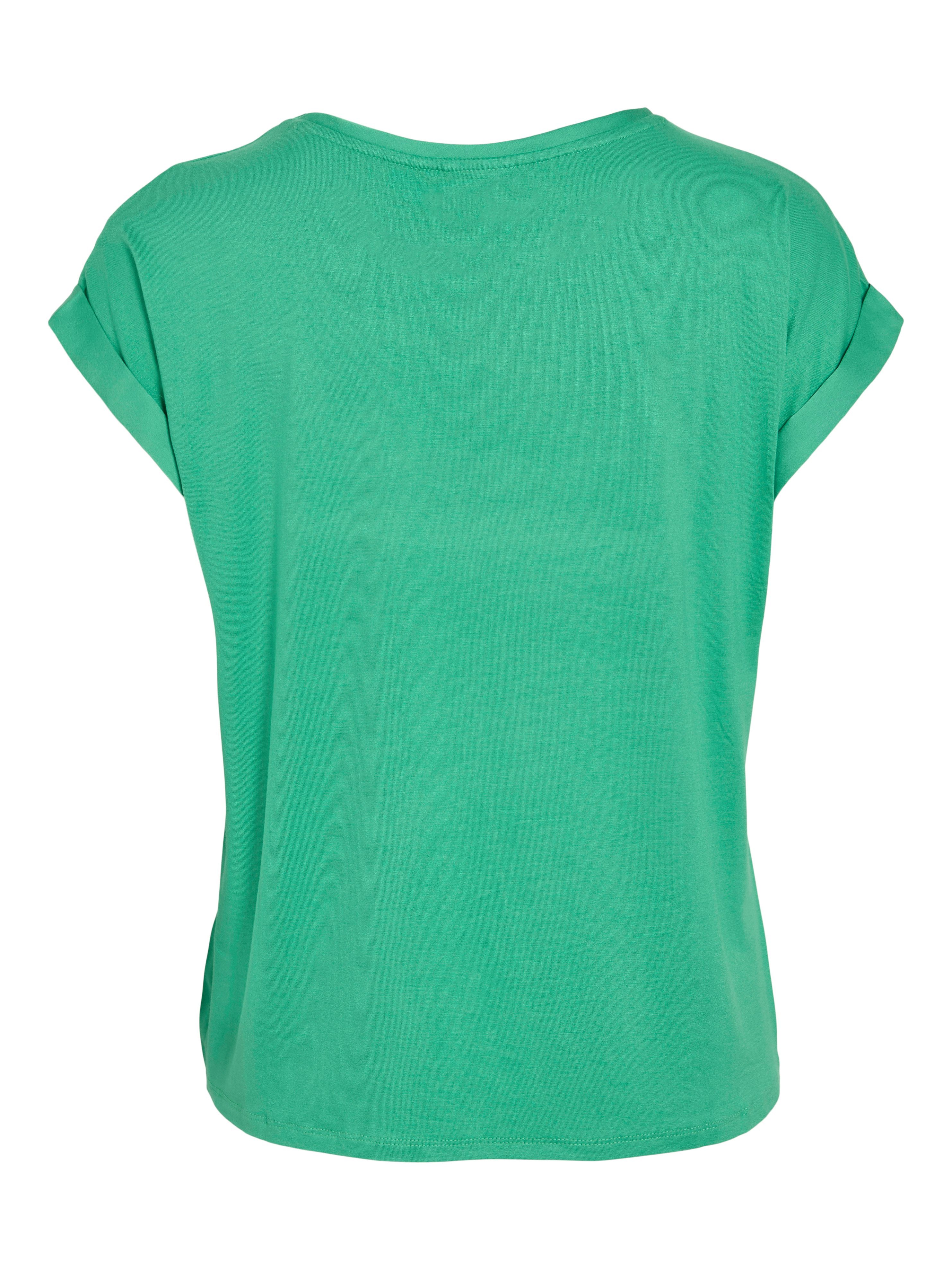 Vila Shirt met korte mouwen VIELLETTE S/S SATIN TOP - NOOS