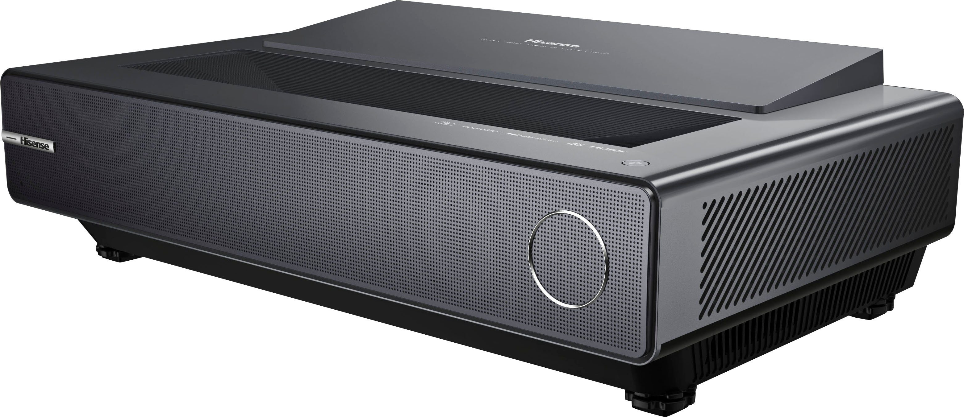 Hisense Laser-tv PX1-Pro 90-130 inch Trichroma laserprojector, 4K Ultra HD, 4k laser cinema, rgb lasertechnologie, android q - zonder scherm