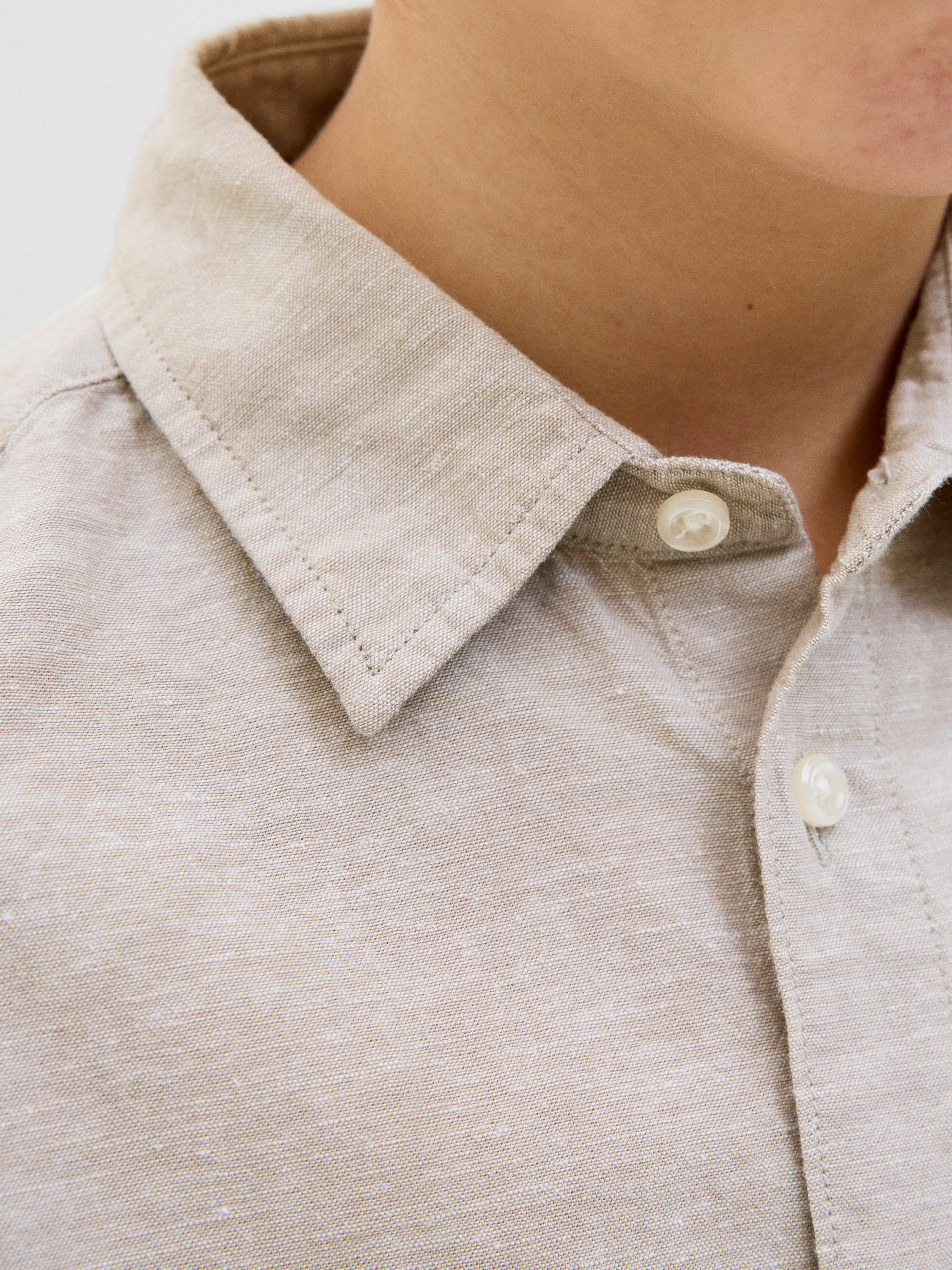 Jack & Jones Junior Overhemd met lange mouwen JJEBREEZE SHIRT LS SN JNR