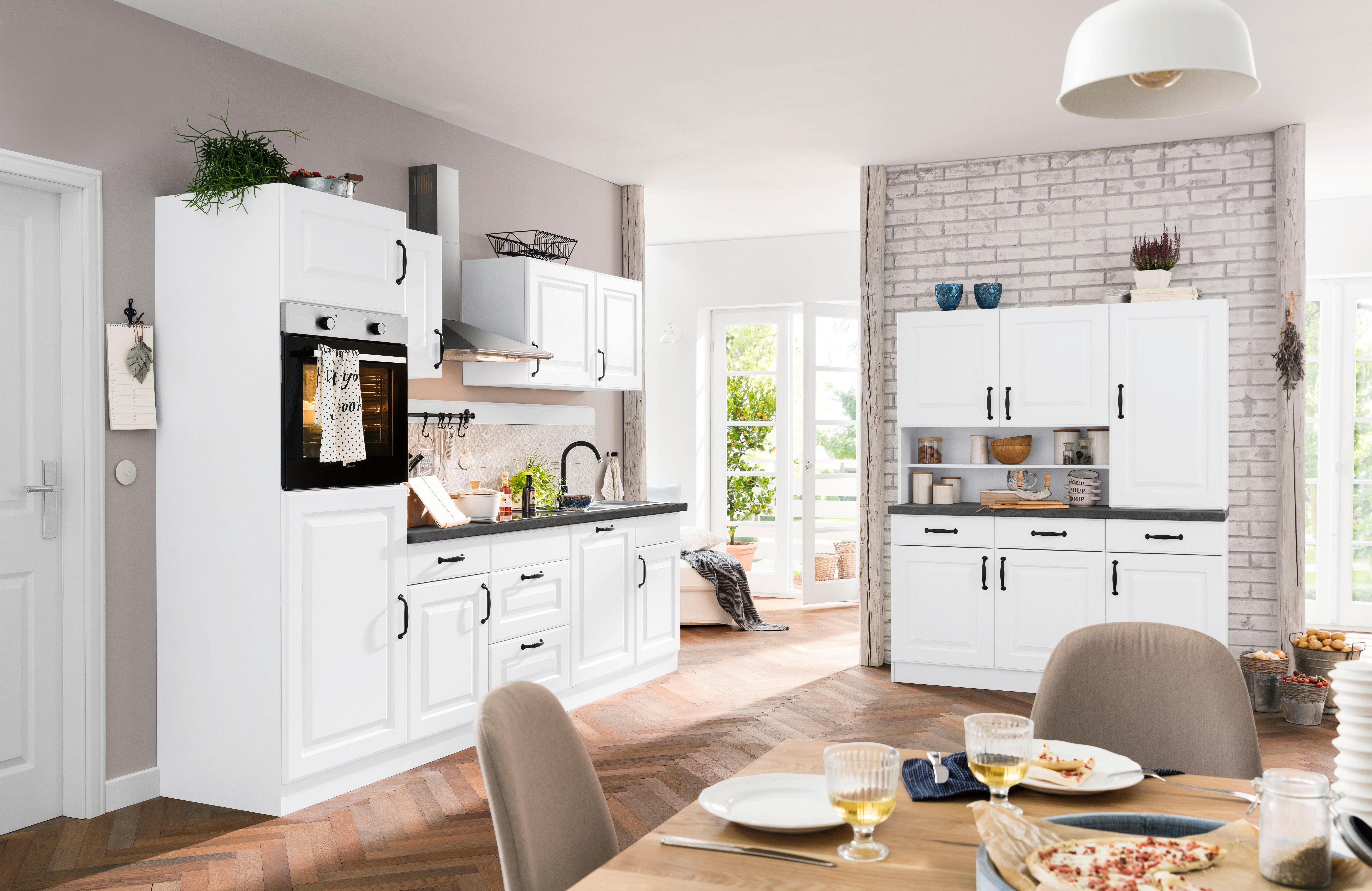 wiho Küchen Keukenbuffet Erla 150 cm breed met vakkenfront