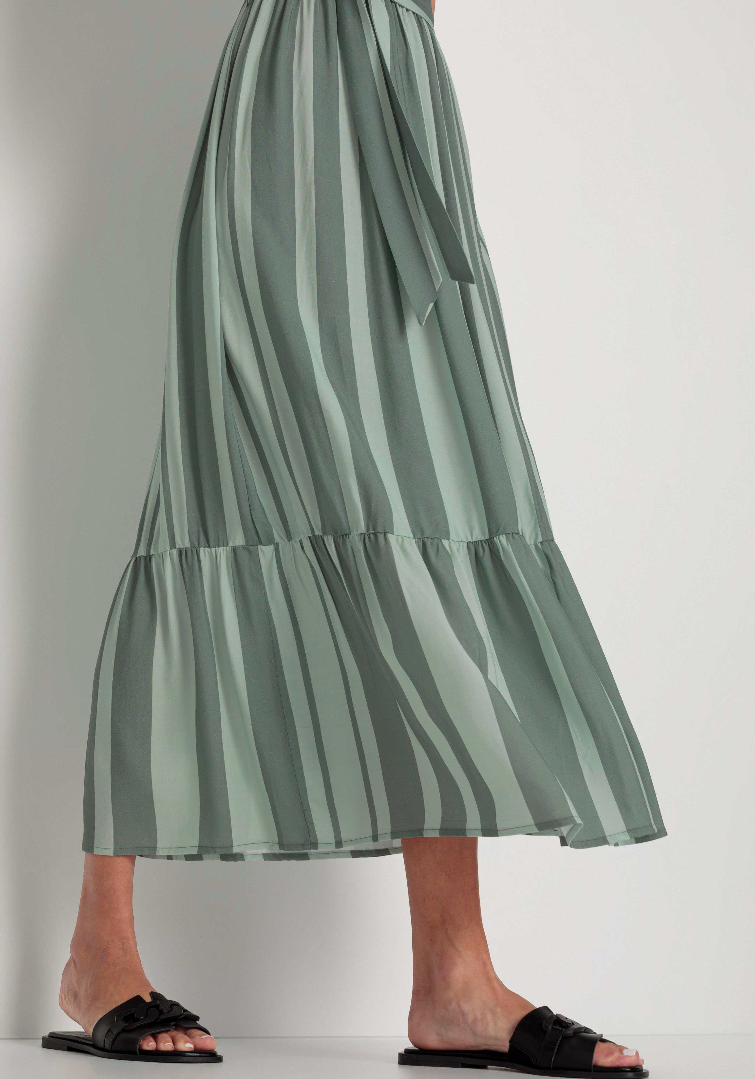HECHTER PARIS Midi-jurk met bindstrik