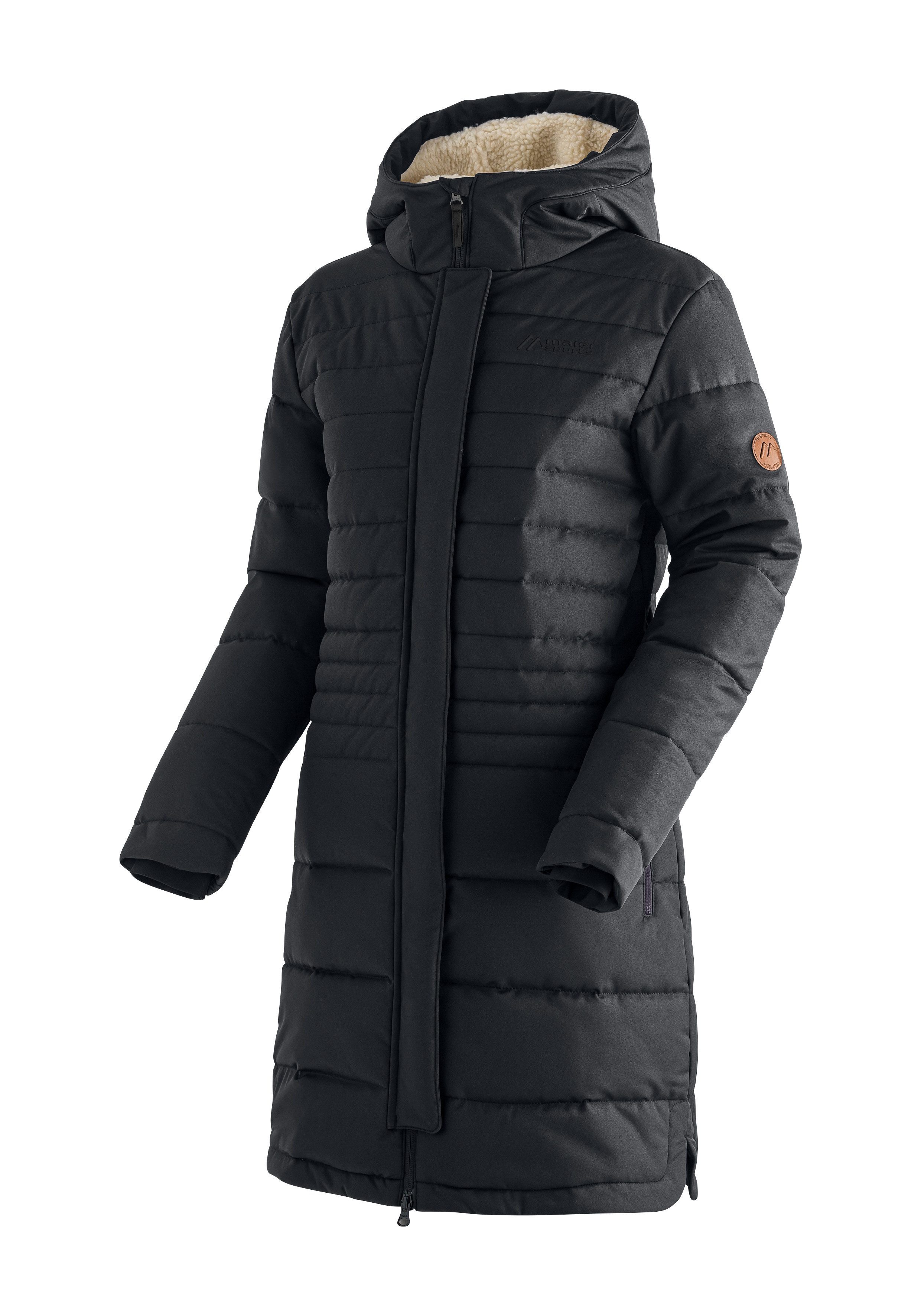 Maier Sports Functionele jas LAERKE Dames mantel, outdoor mantel wind/waterdicht, 4 ruime zakken