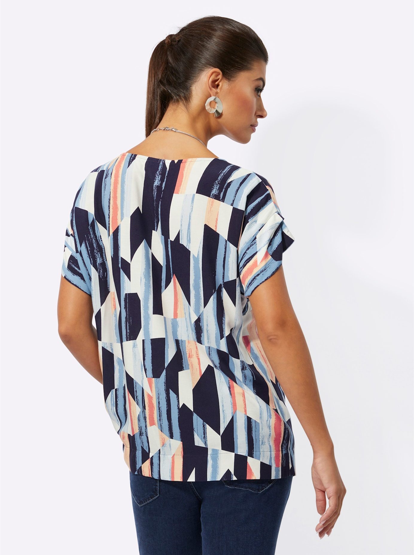 Creation L Blouse met korte mouwen