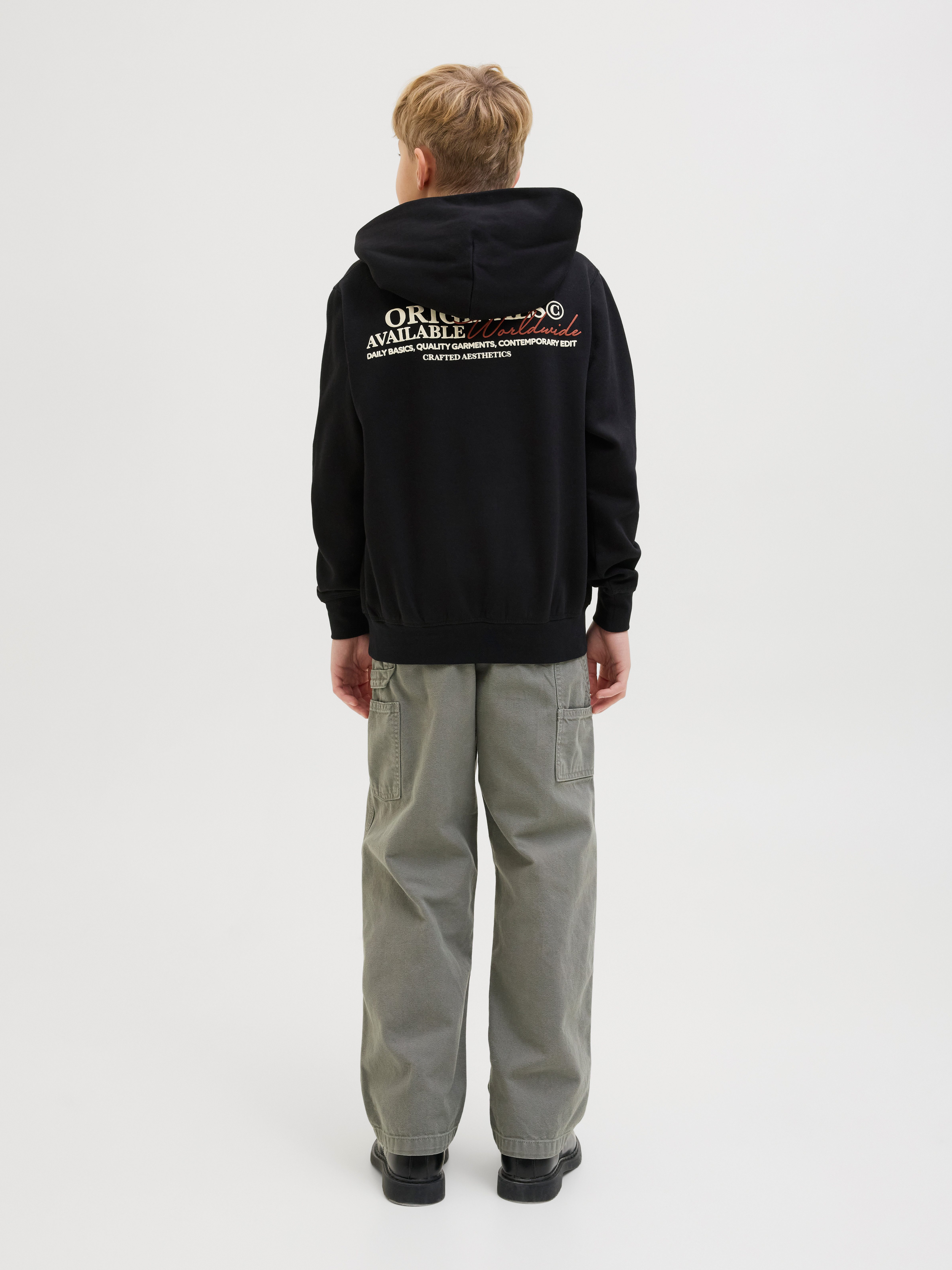 Jack & Jones Junior Hoodie JORISLINGTON BACK SWEAT HOOD SN JNR