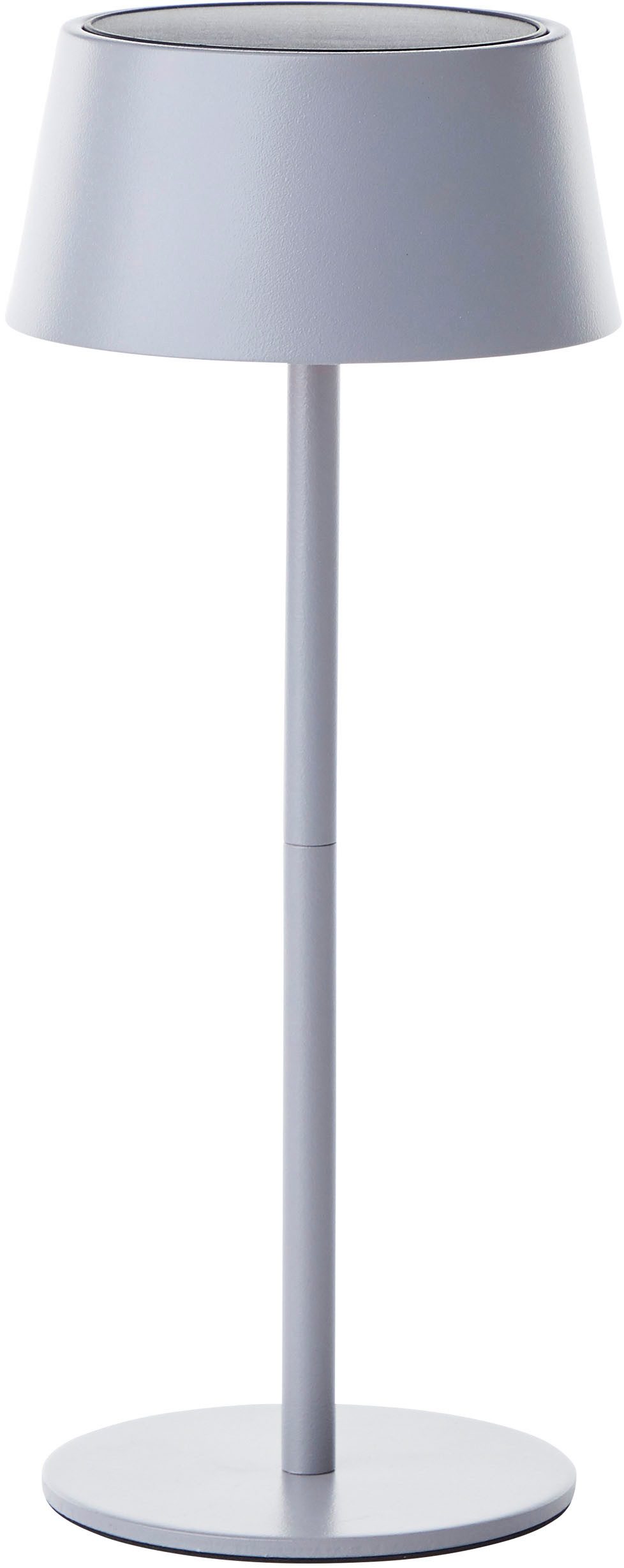 my home Led-tafellamp voor buiten Ocki tafellamp met zonne-energie en accu LED solar, 4 W, 300 lm, 3000 K, dimbaar, USB oplaadbaar, binnen & buiten (1 stuk)