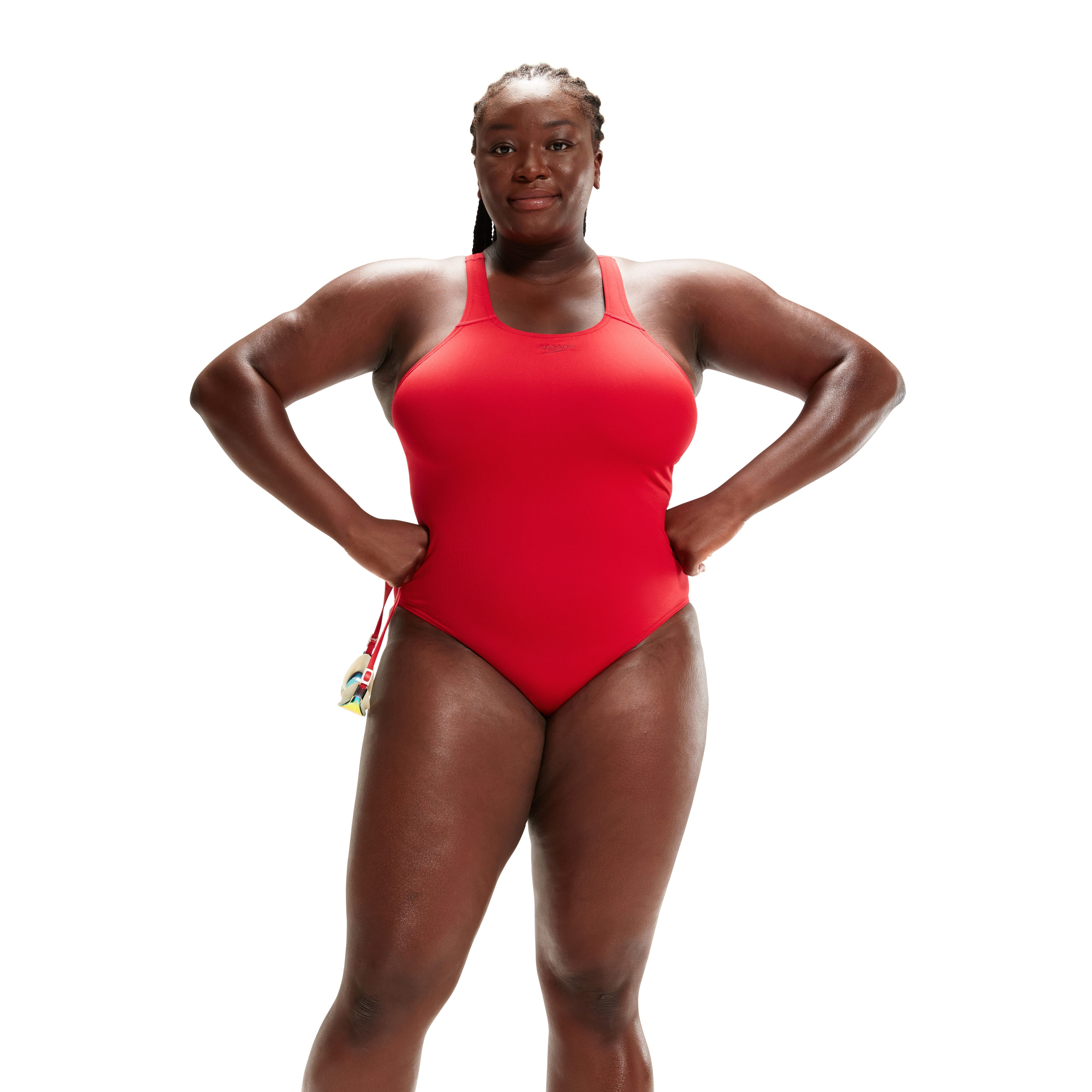 Speedo Badpak D badpak met neklijn aan de achterkant