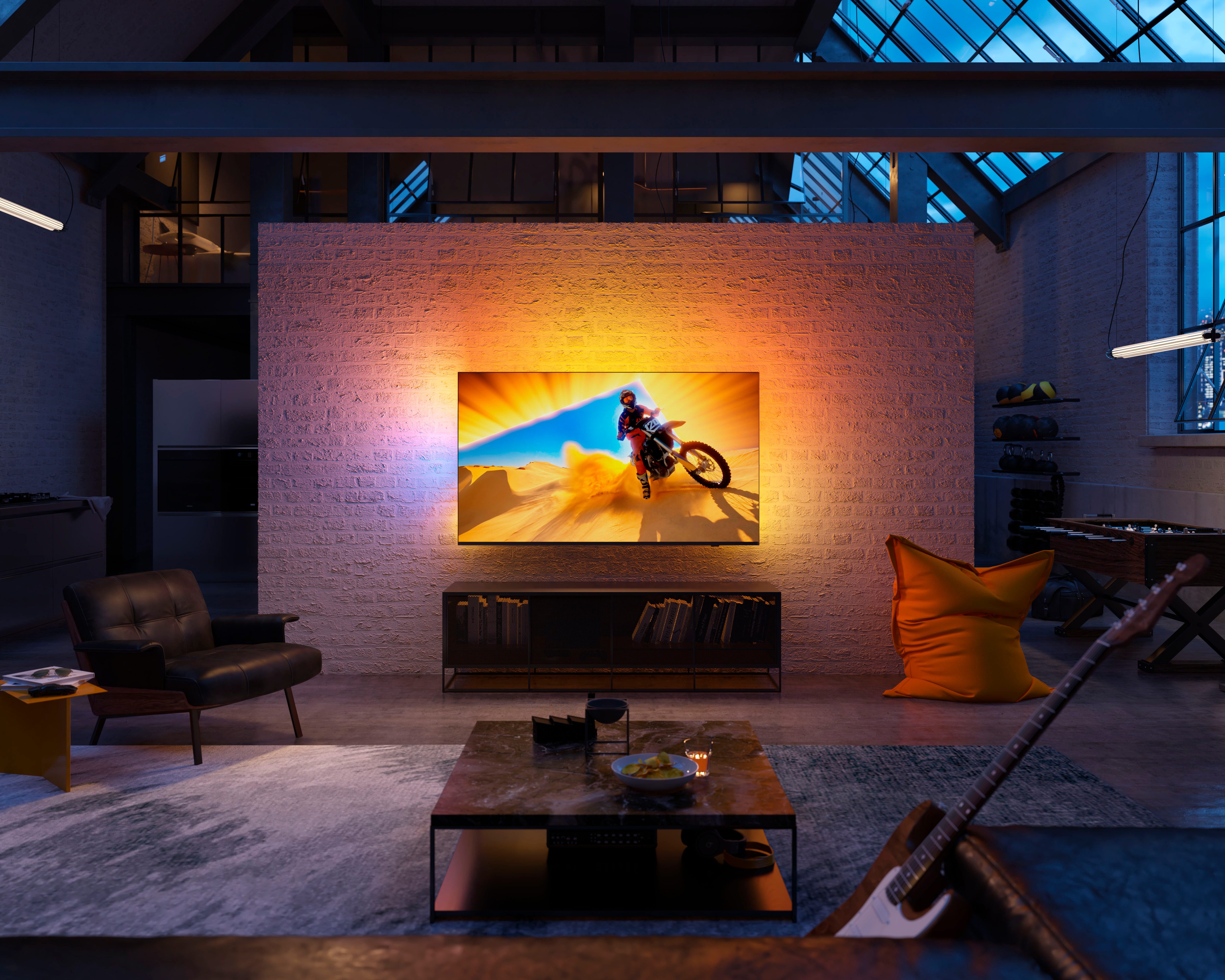 Philips Led-TV, 215 cm / 85", 4K Ultra HD, Smart TV