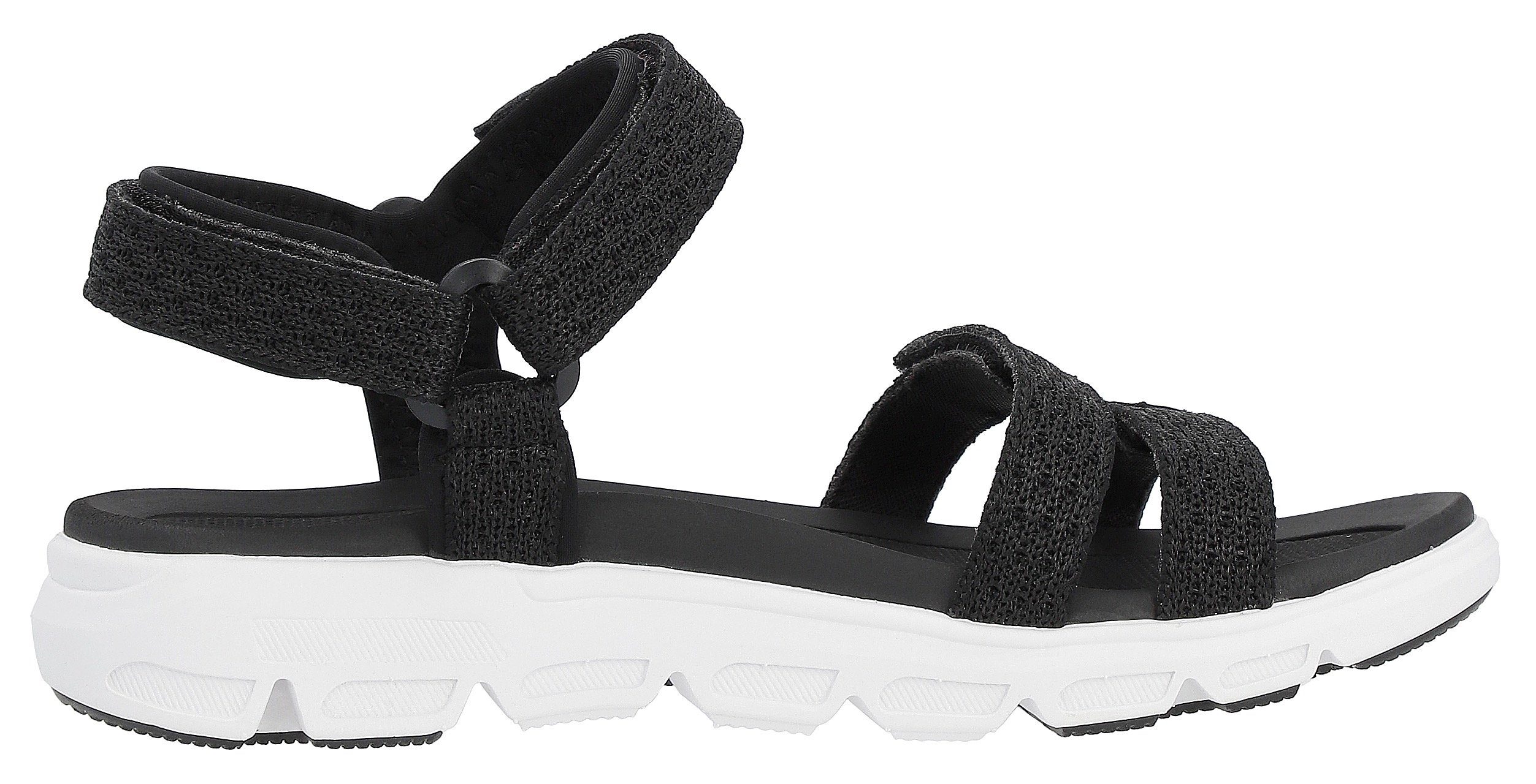 Rieker EVOLUTION Sandalen , zomerschoen, sandaal, sleehak, met klittenbandsluitingen, wasbaar