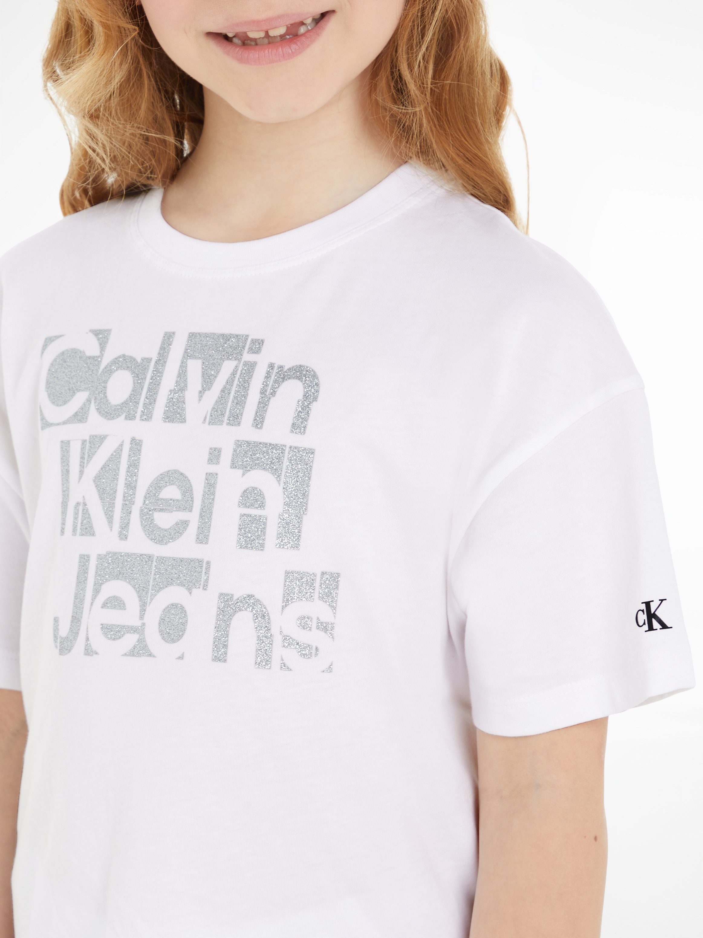 Calvin Klein T-shirt METALLIC CKJ BOXY T-SHIRT