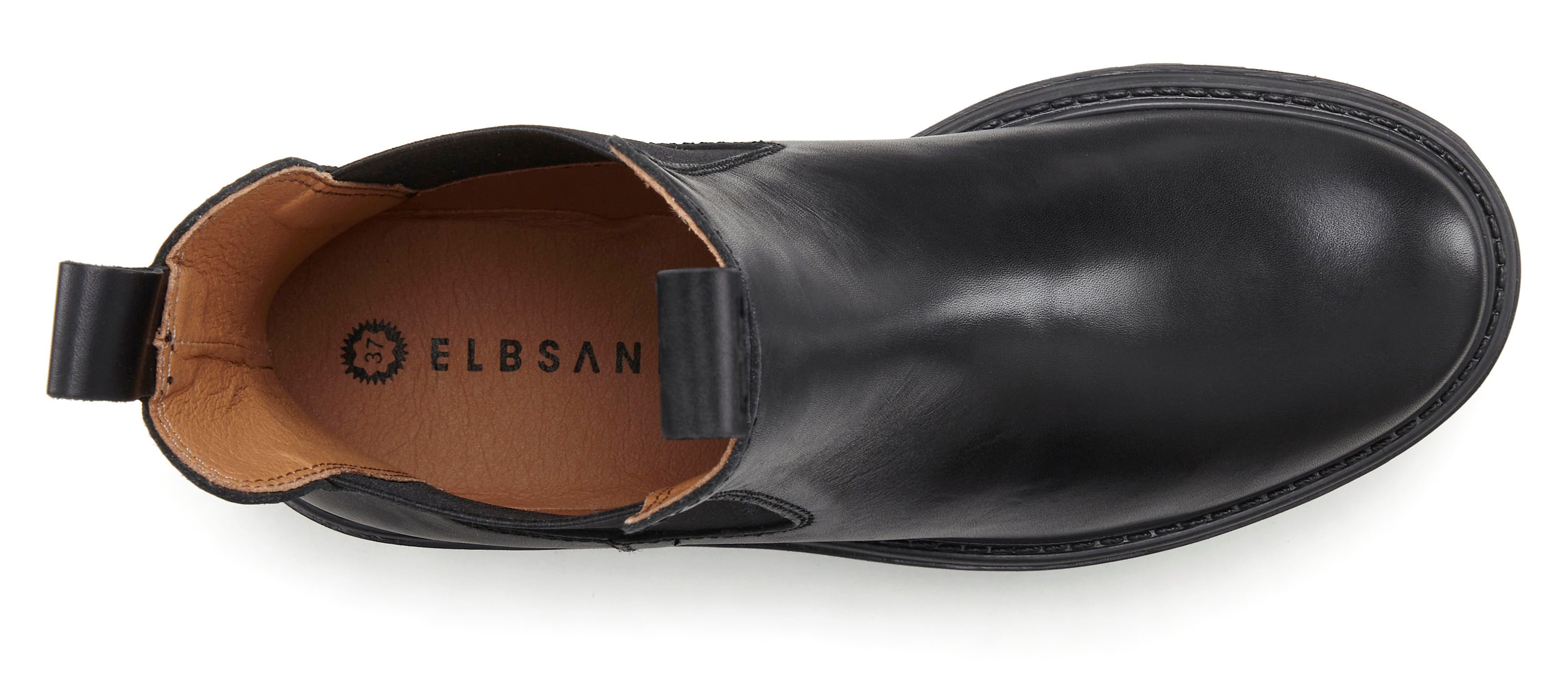 Elbsand Laarsjes Chelsea laarzen, instaplaarzen, bikerboots van leer