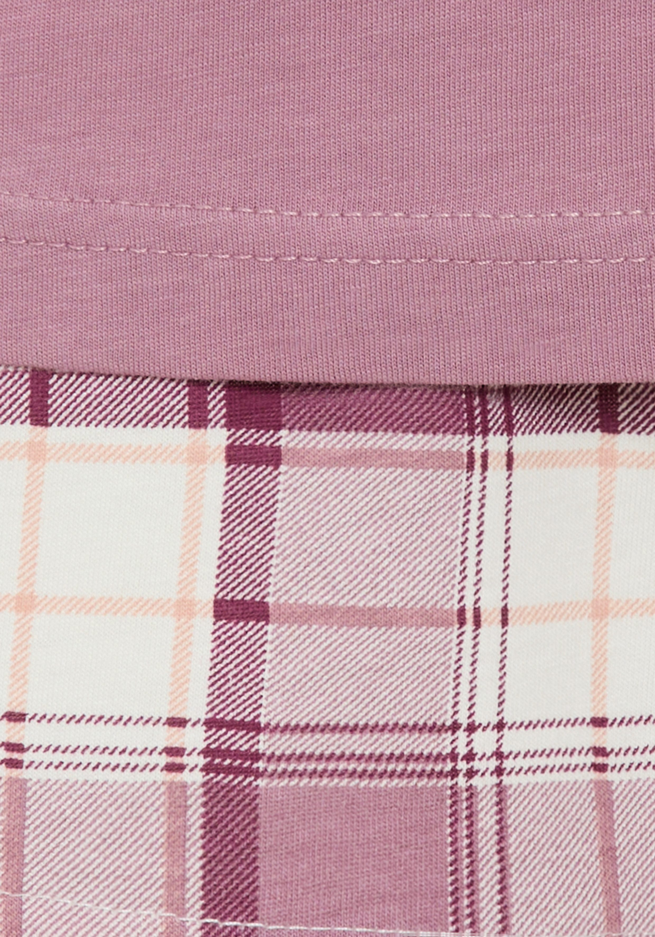 Vivance Dreams Shortama met geruite pyjamashorts (Set van 2)