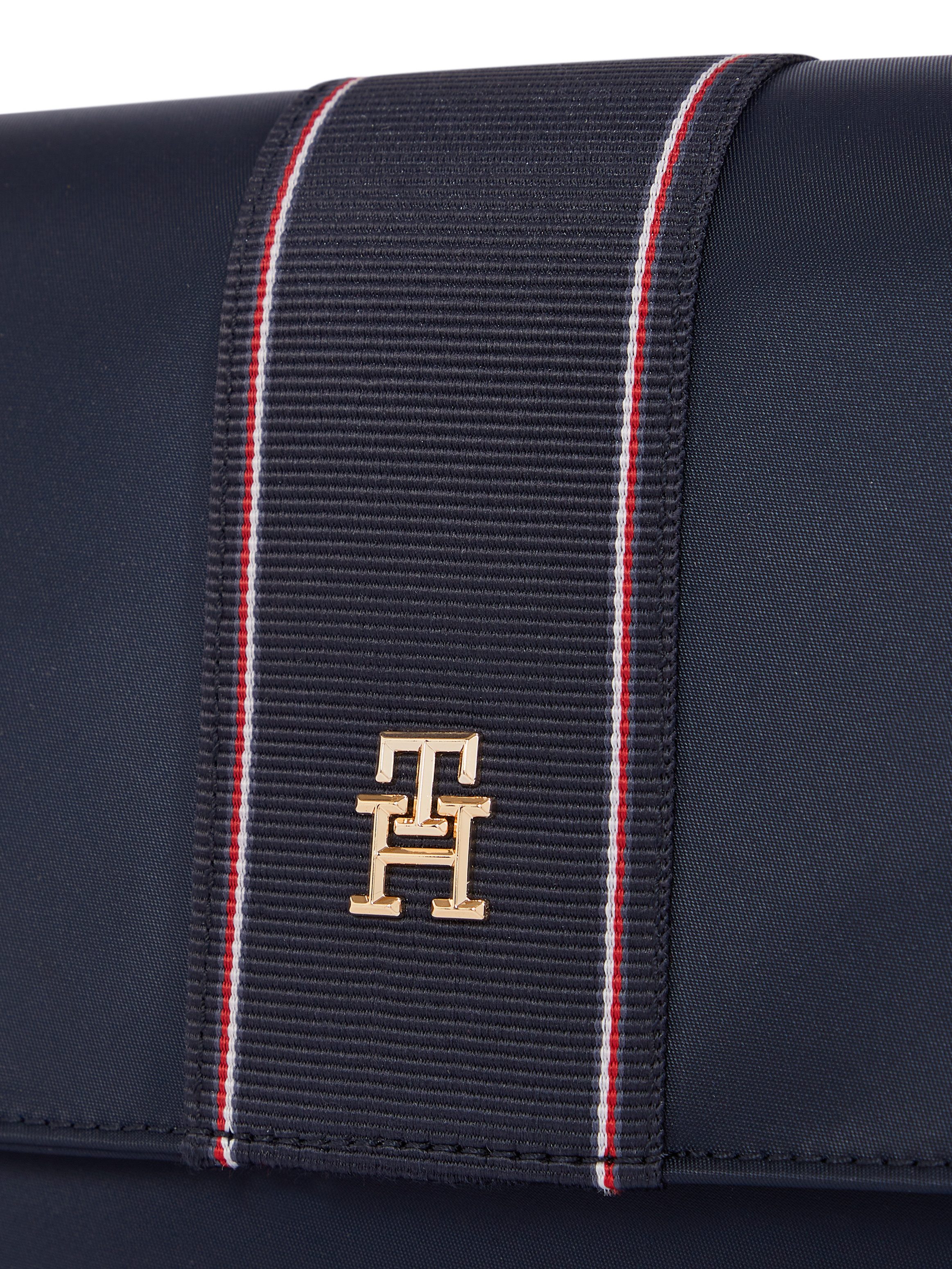 Tommy Hilfiger Draagtas POPPY CONV. CROSSOVER CORP , dames schoudertas, handtas met th-logo-embleem
