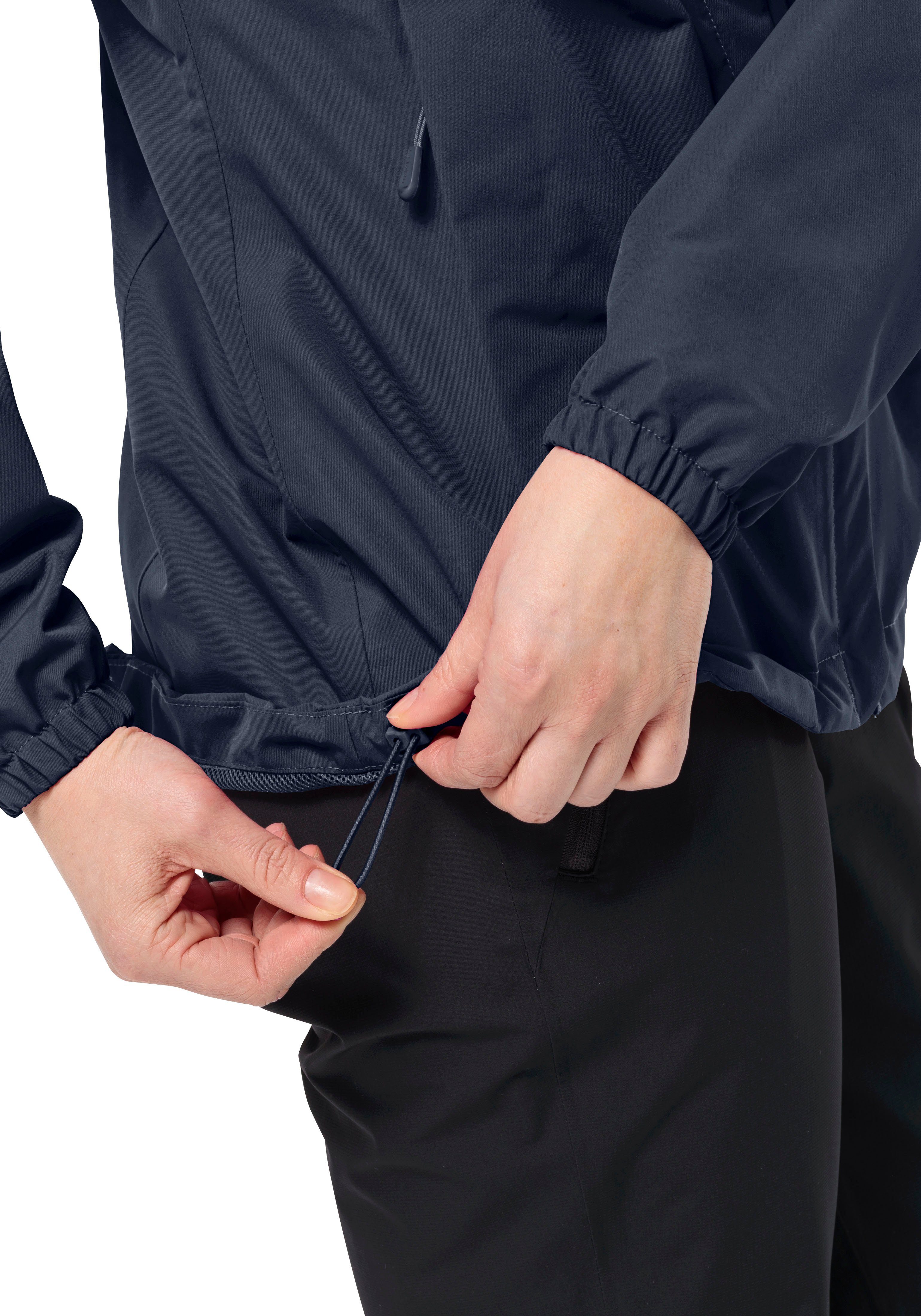 Jack Wolfskin Functioneel jack STORMY POINT 2L JKT W Waterdicht, winddicht, overgangsjas