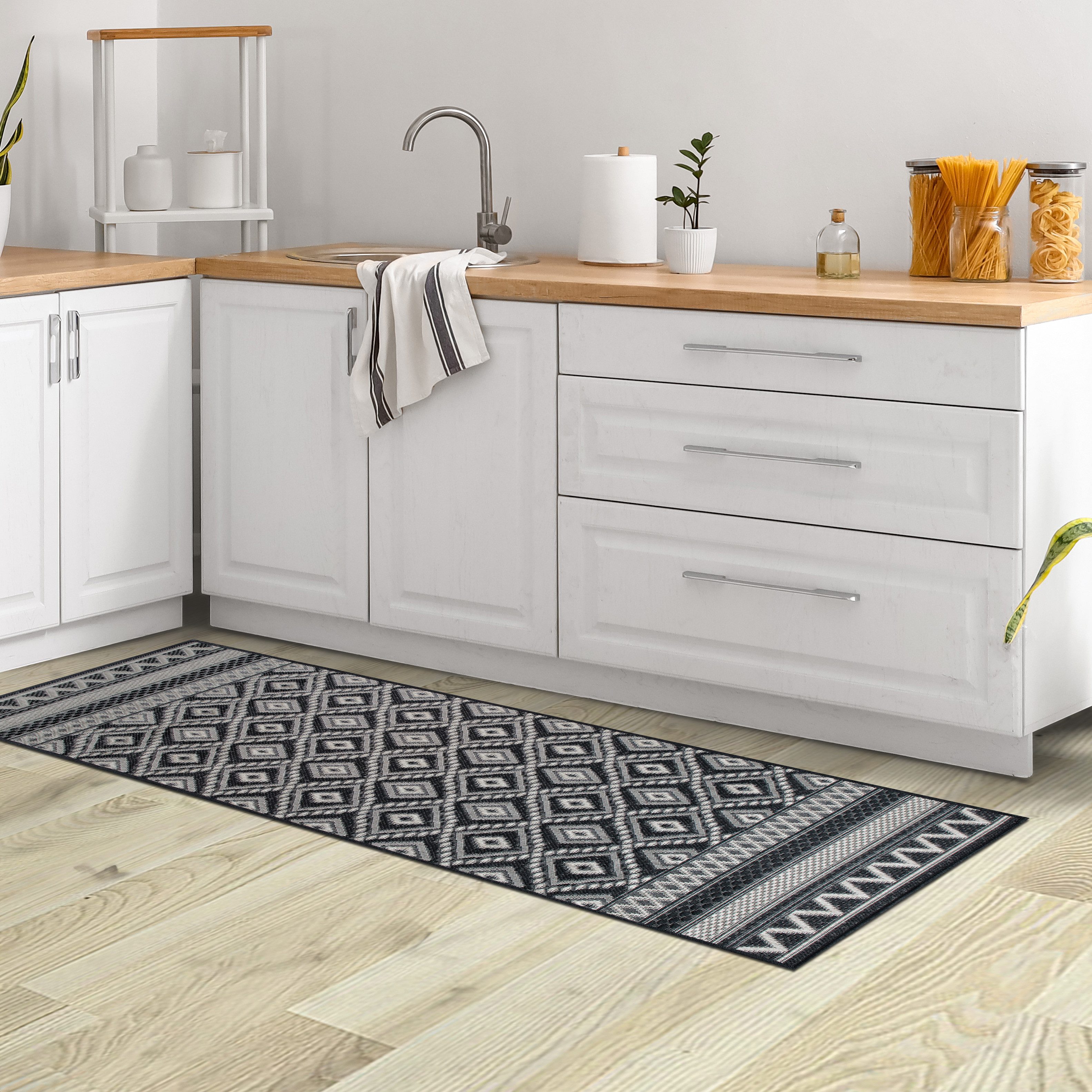 my home Vloerkleed Toronto is ook als loper verkrijgbaar Geschikt voor binnen en buiten, sisal-look, weerbestendig & uv-bestendig, boho