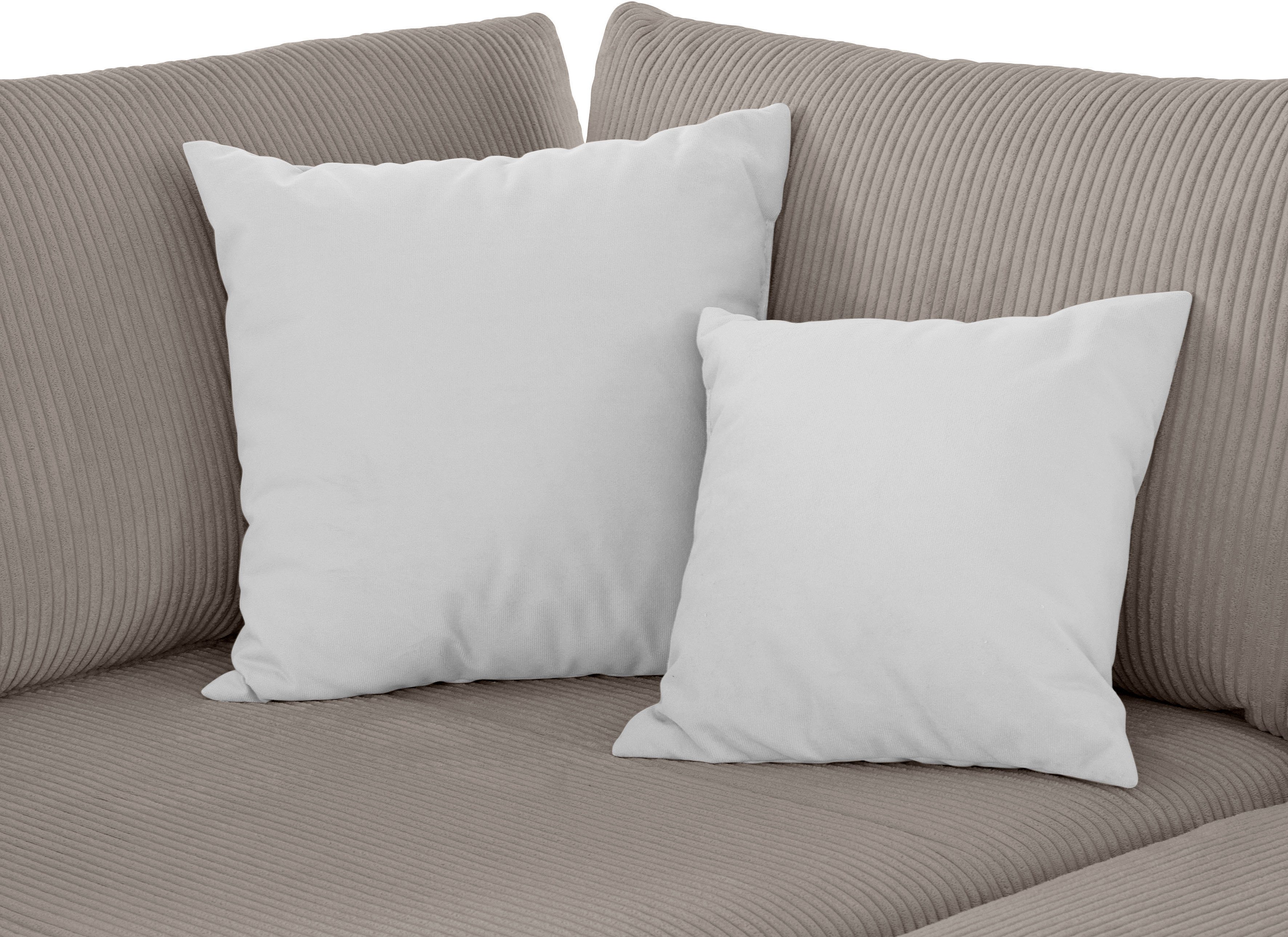 INOSIGN Hoekbank Boxspringbed Night & Day L-vorm met permanente slaapfunctie met armleuning