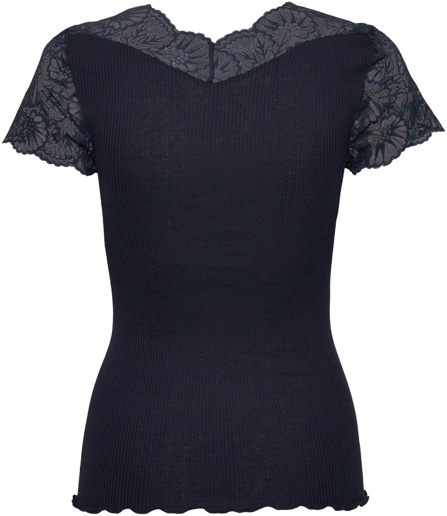 rosemunde T-shirt prachtige, elastische vintage kantafwerking